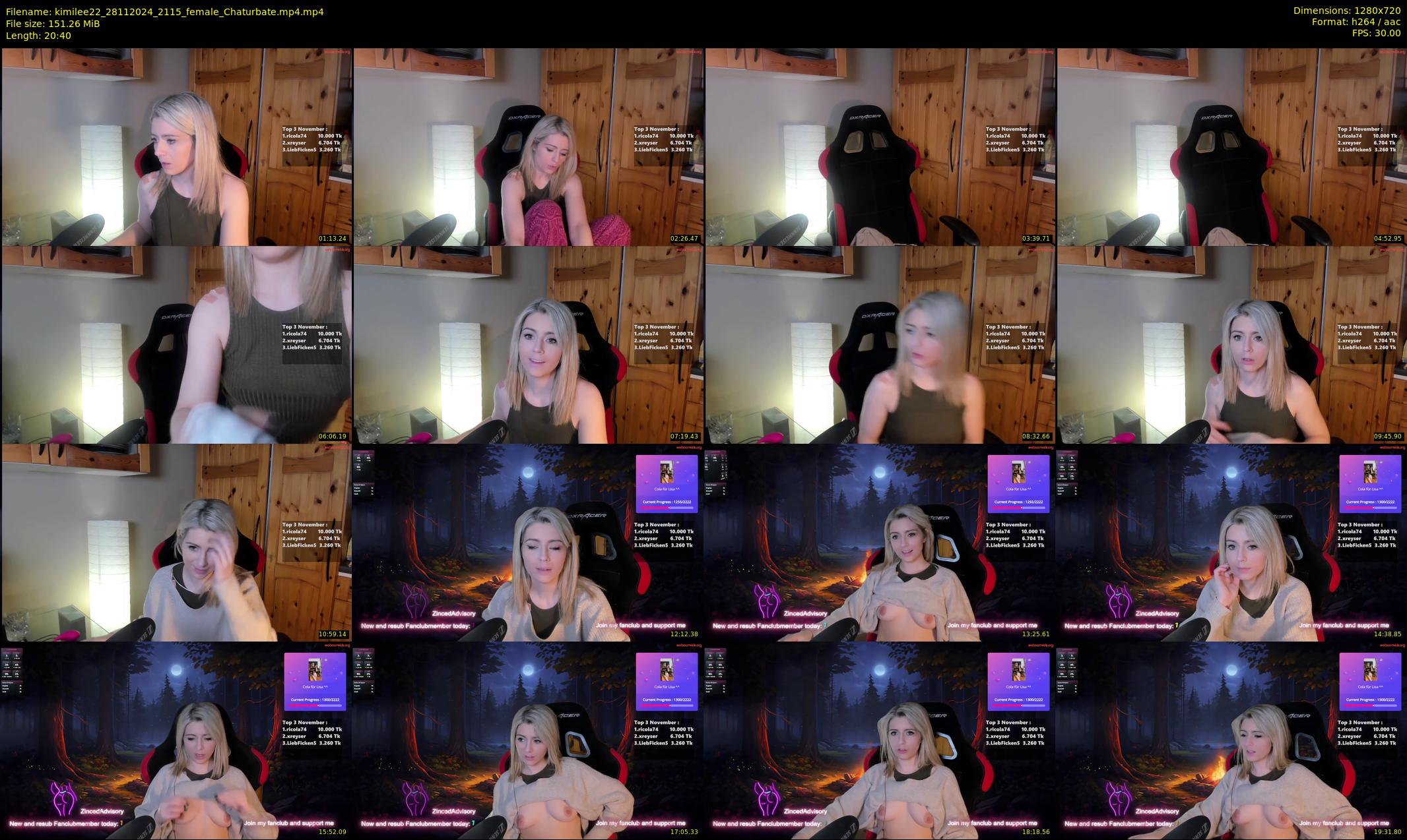 kimilee22 — 21 minute Chaturbate female cam show recording, 720p, Nov 28, 2024