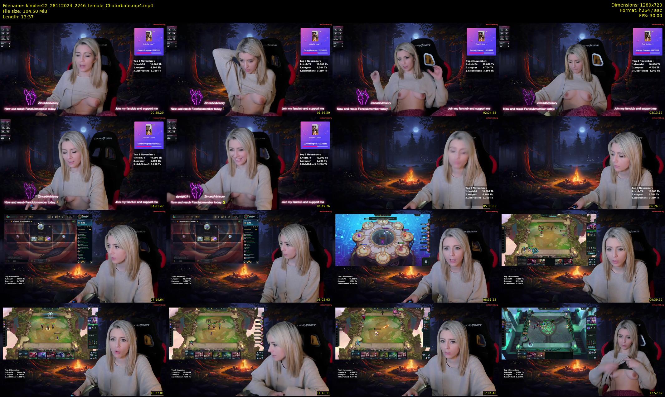 kimilee22 — 14 minute Chaturbate female cam show recording, 720p, Nov 28, 2024