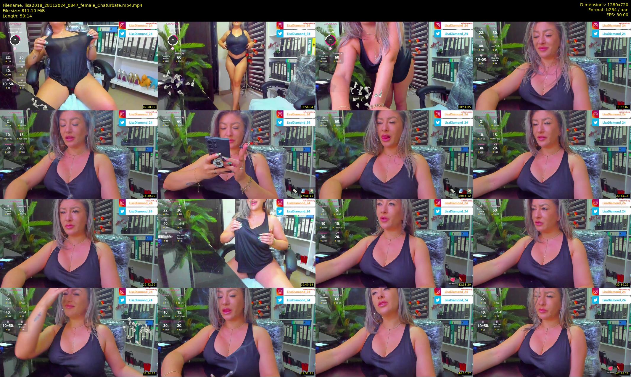lisa2018 — 51 minute Chaturbate female cam show recording, 720p, Nov 28, 2024