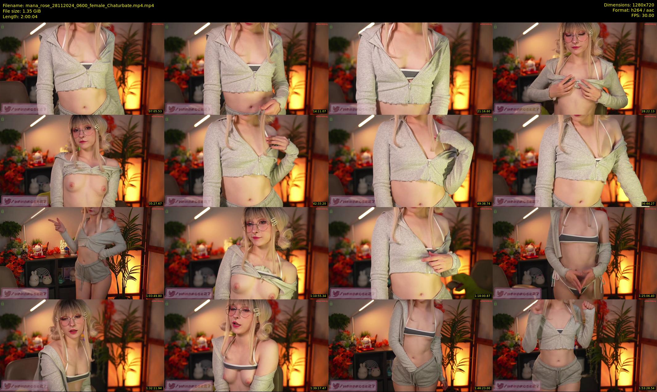mana_rose — 121 minute Chaturbate female cam show recording, 720p, Nov 28, 2024