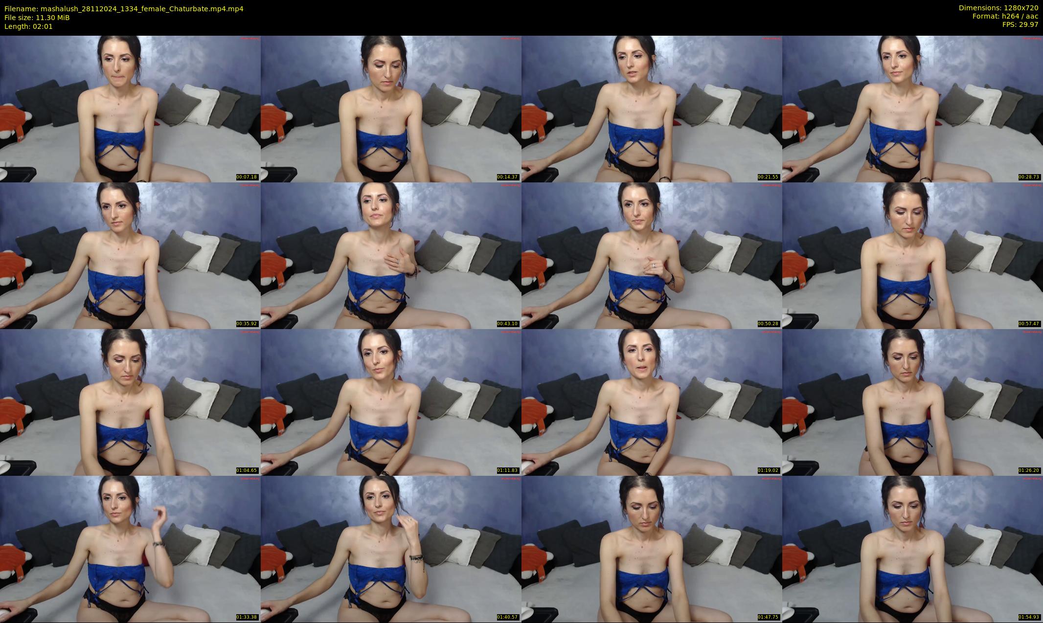 mashalush — 3 minute Chaturbate female cam show recording, 720p, Nov 28, 2024