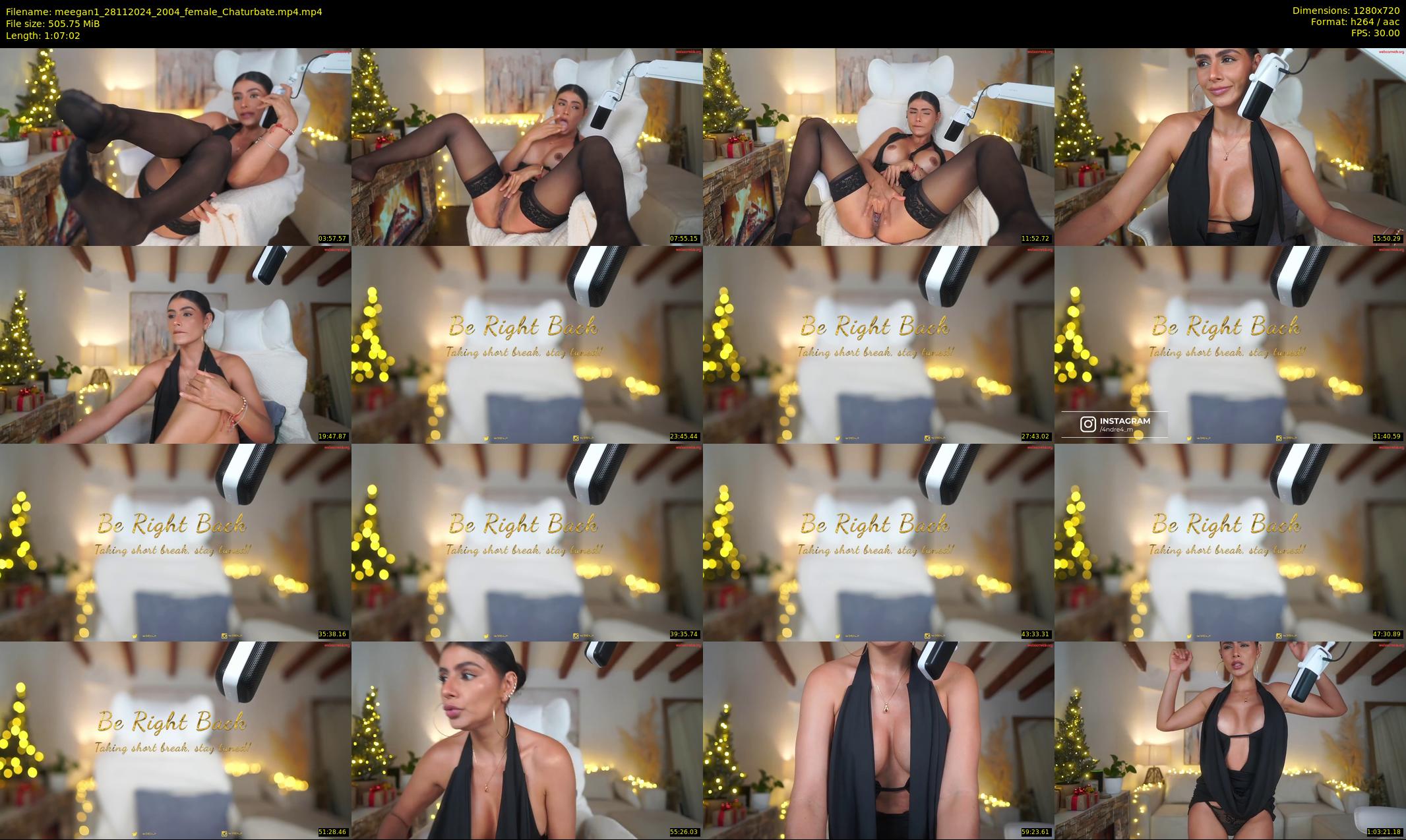 meegan1 — 68 minute Chaturbate female cam show recording, 720p, Nov 28, 2024