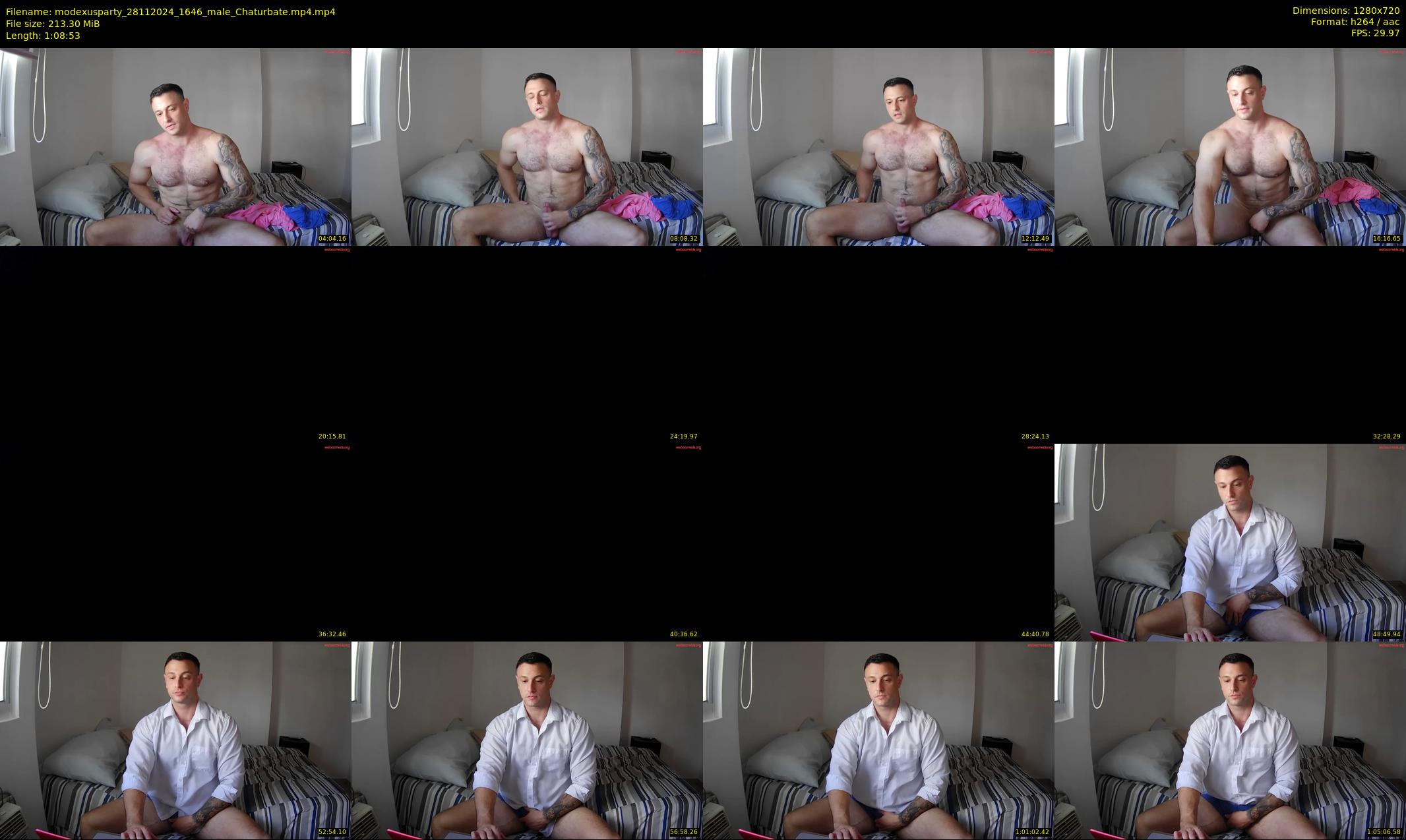modexusparty — 69 minute Chaturbate male cam show recording, 720p, Nov 28, 2024