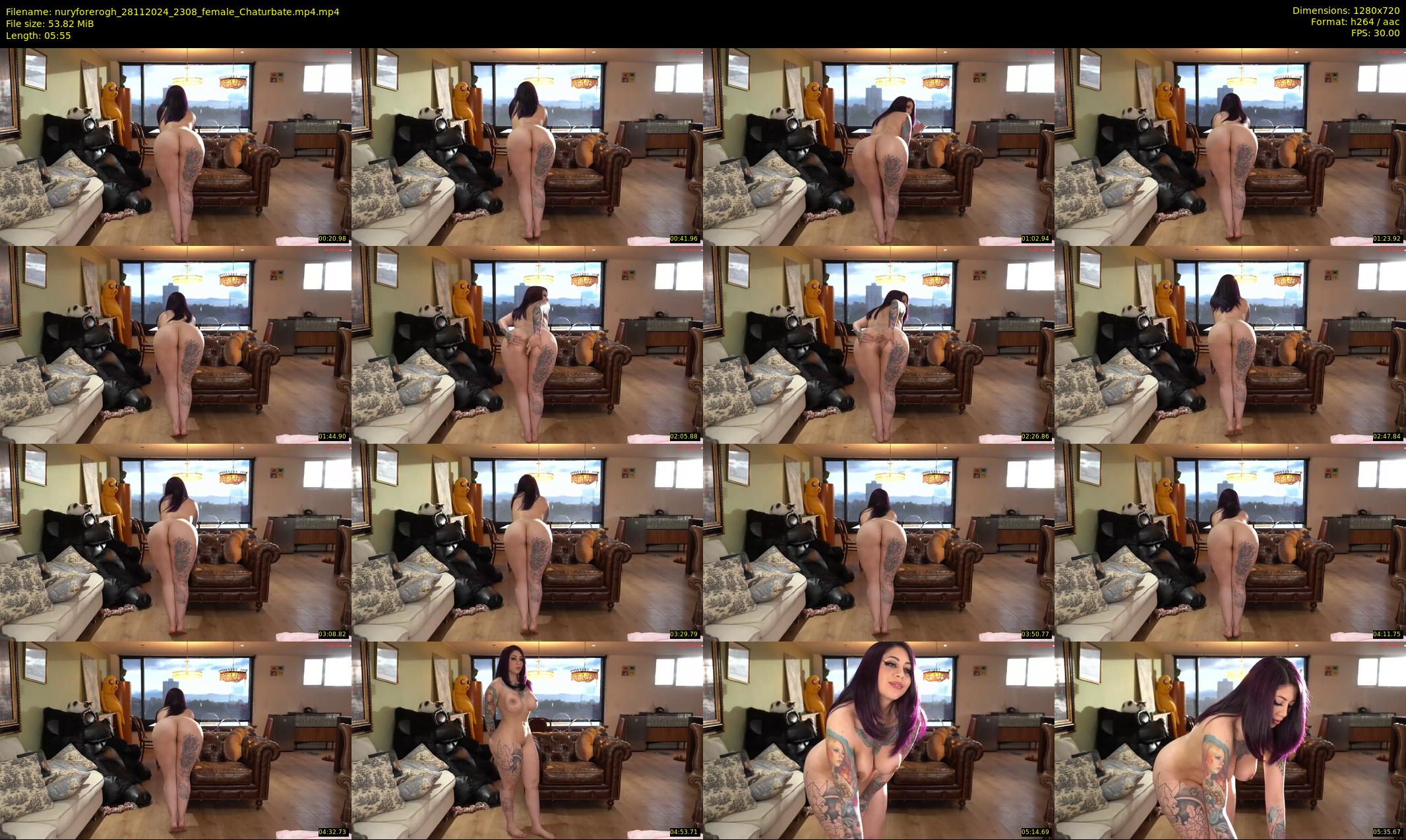 nuryforerogh — 6 minute Chaturbate female cam show recording, 720p, Nov 28, 2024