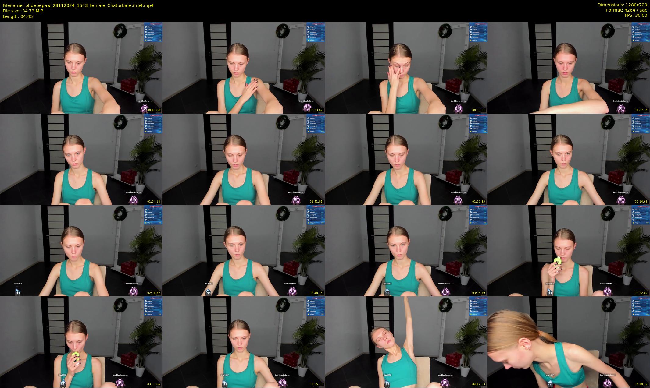 phoebepaw — 5 minute Chaturbate female cam show recording, 720p, Nov 28, 2024