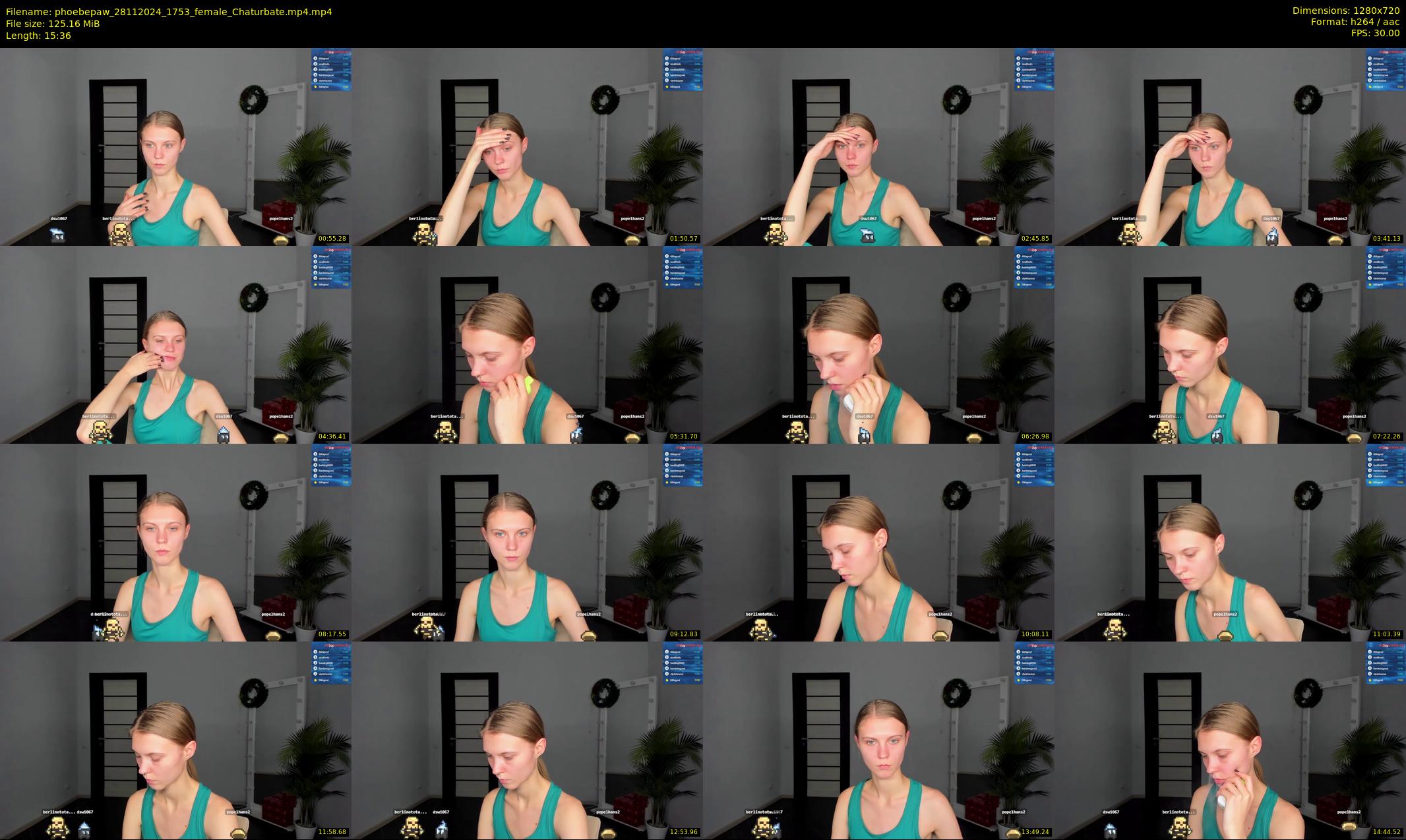 phoebepaw — 16 minute Chaturbate female cam show recording, 720p, Nov 28, 2024