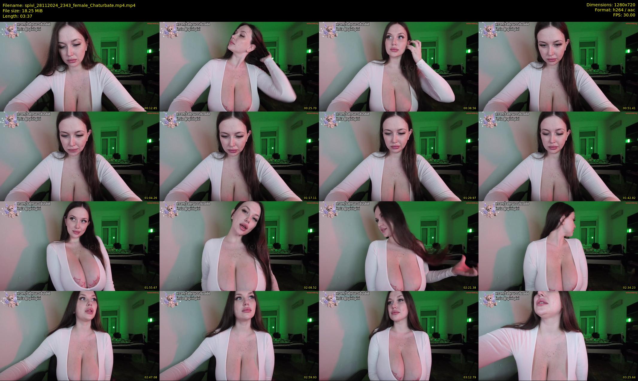 spivi — 4 minute Chaturbate female cam show recording, 720p, Nov 28, 2024