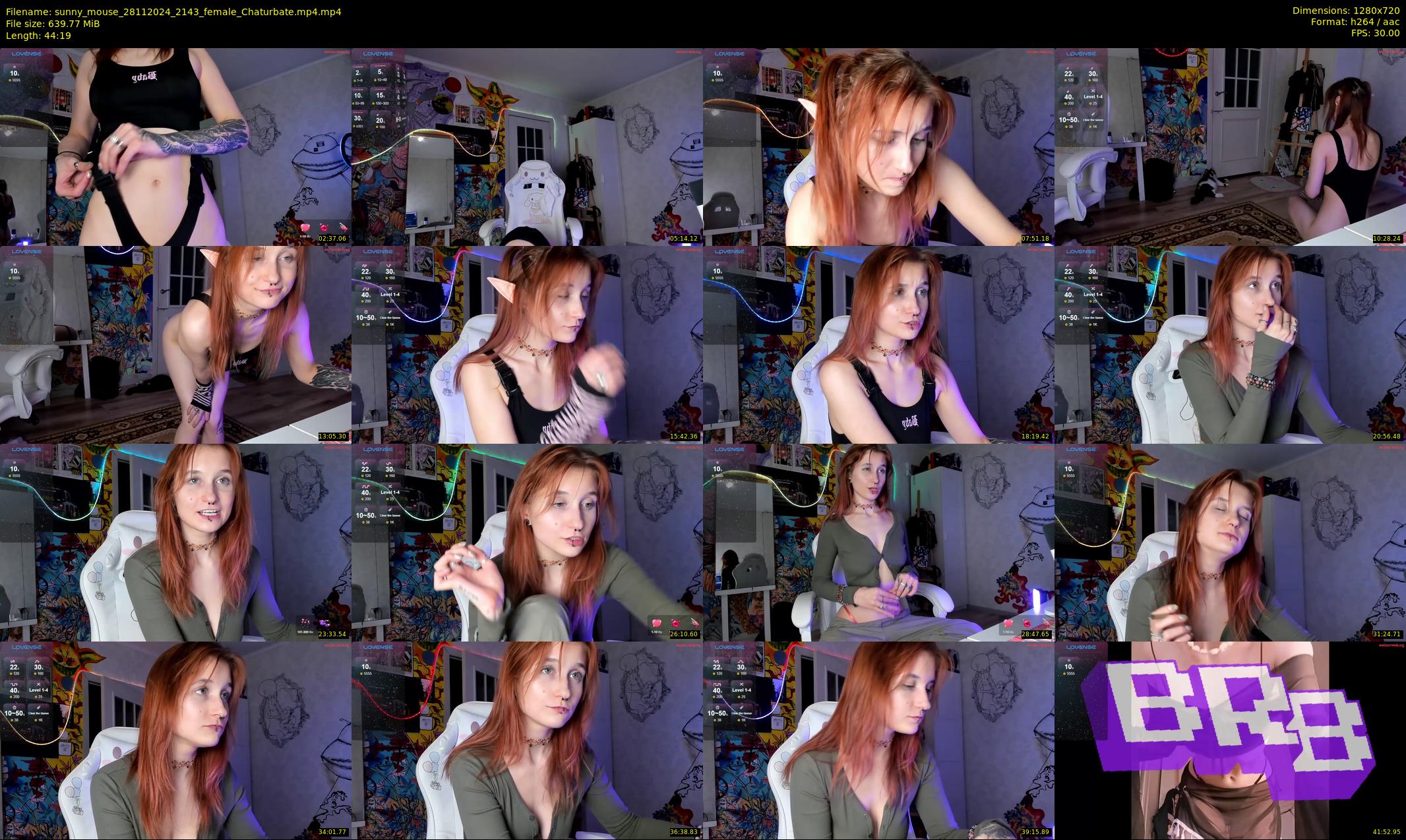 sunny_mouse — 45 minute Chaturbate female cam show recording, 720p, Nov 28, 2024