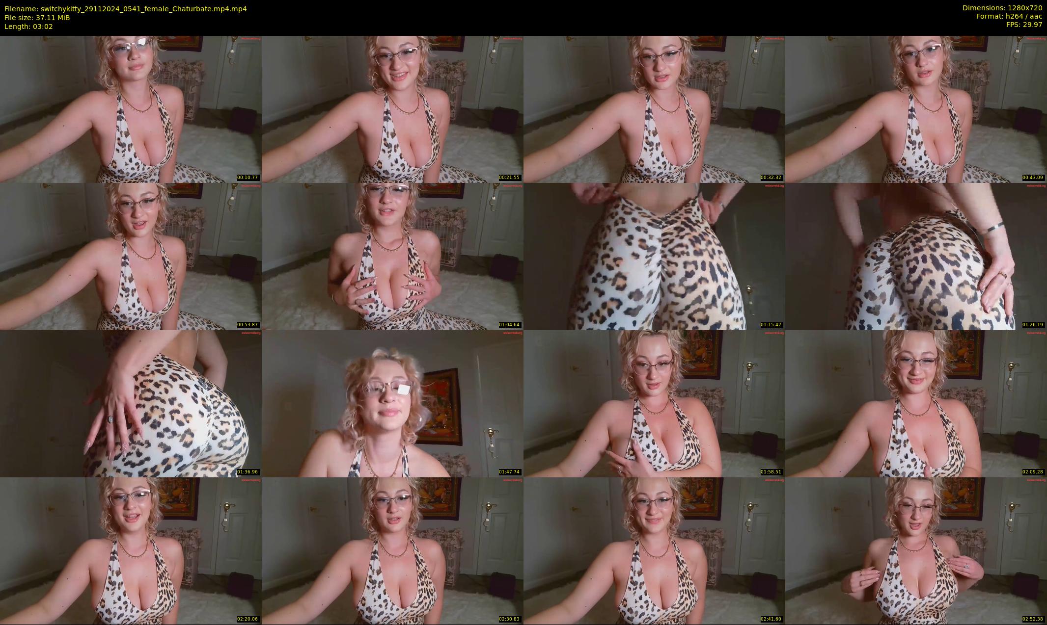 switchykitty — 4 minute Chaturbate female cam show recording, 720p, Nov 29, 2024