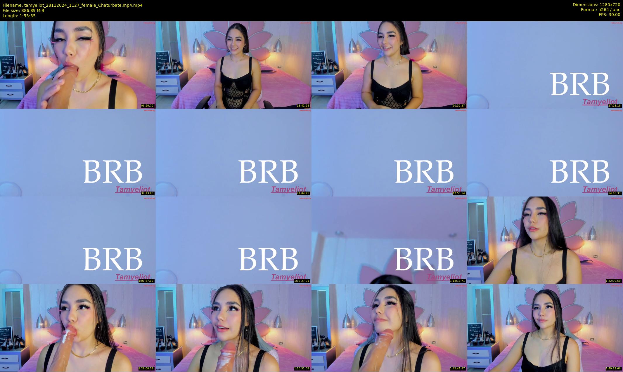 tamyeliot — 116 minute Chaturbate female cam show recording, 720p, Nov 28, 2024