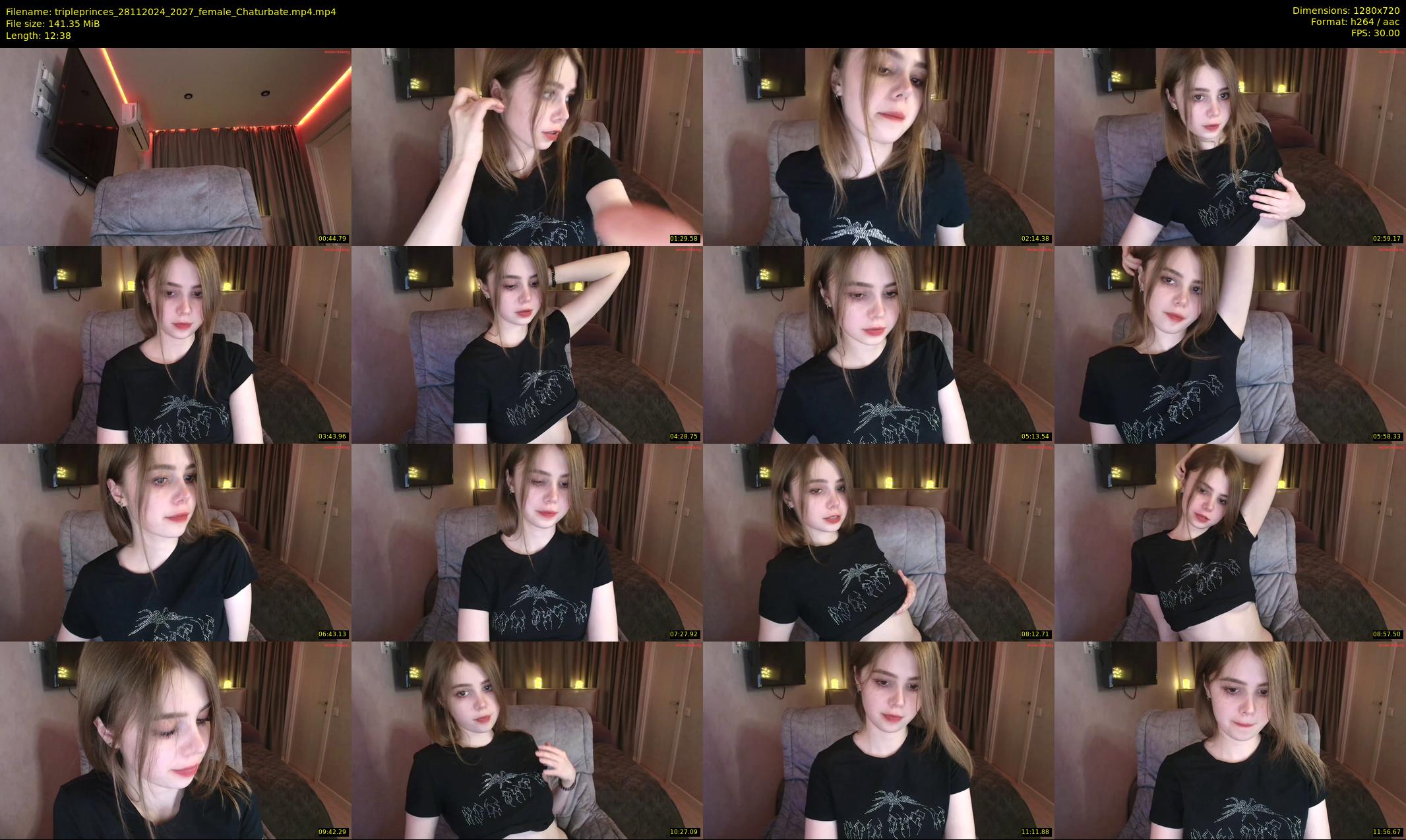 tripleprinces — 13 minute Chaturbate female cam show recording, 720p, Nov 28, 2024