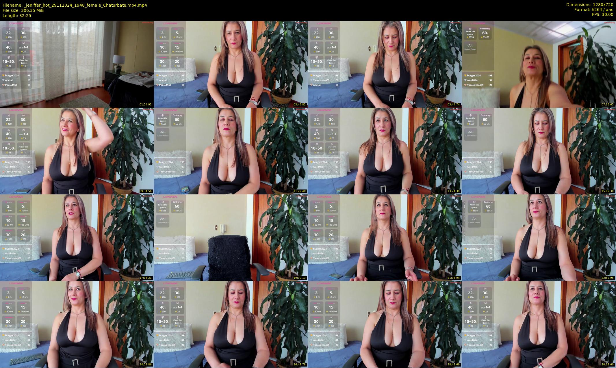 _jeniffer_hot — 33 minute Chaturbate female cam show recording, 720p, Nov 29, 2024