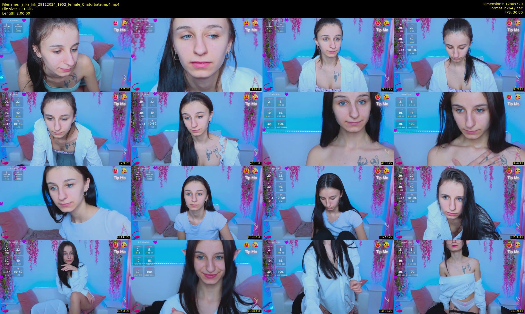 _nika_kik — 120 minute Chaturbate female cam show recording, 720p, Nov 29, 2024