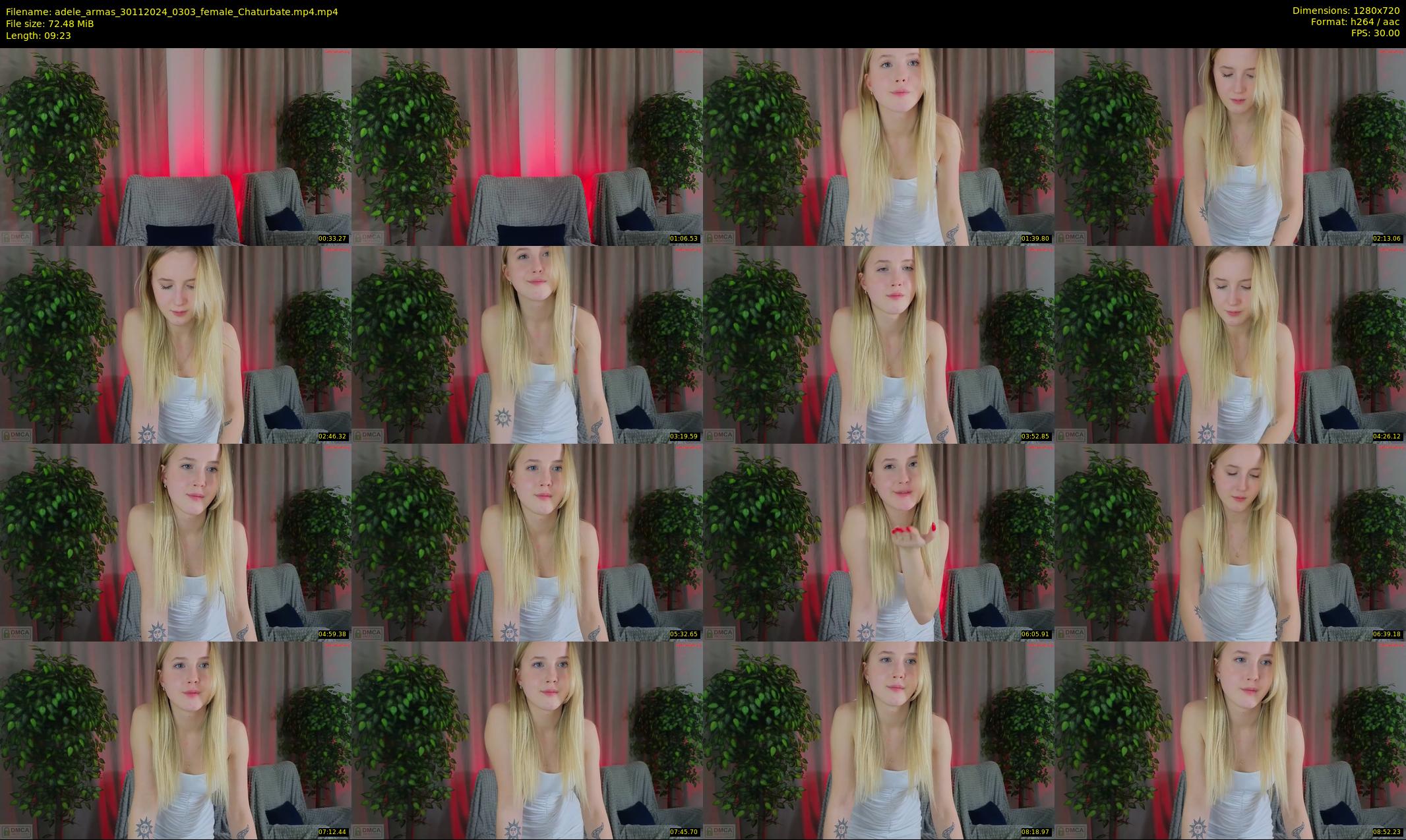 adele_armas — 10 minute Chaturbate female cam show recording, 720p, Nov 30, 2024