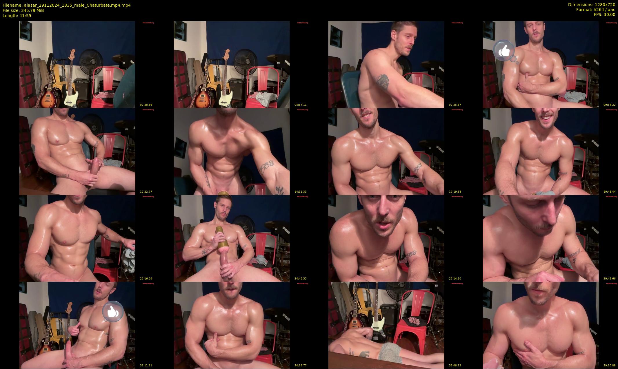 aiasar — 42 minute Chaturbate male cam show recording, 720p, Nov 29, 2024