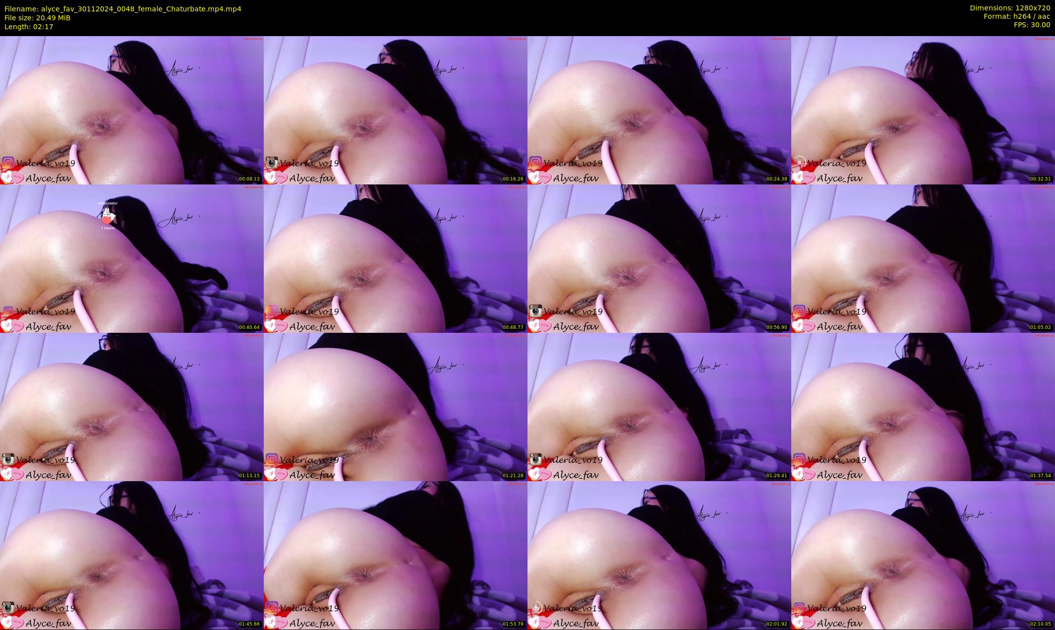 alyce_fav — 3 minute Chaturbate female cam show recording, 720p, Nov 30, 2024