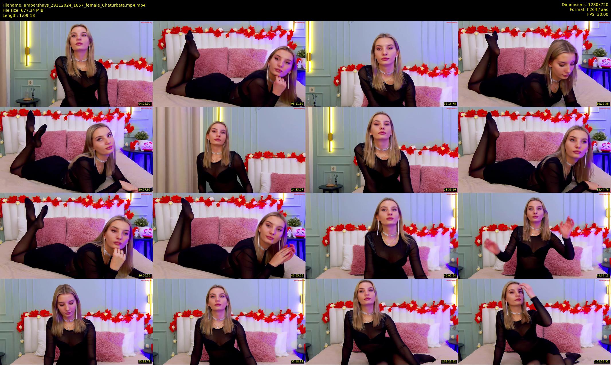 ambershays — 70 minute Chaturbate female cam show recording, 720p, Nov 29, 2024