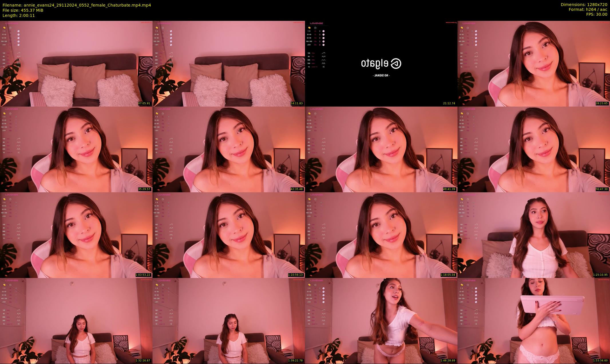 annie_evans24 — 121 minute Chaturbate female cam show recording, 720p, Nov 29, 2024