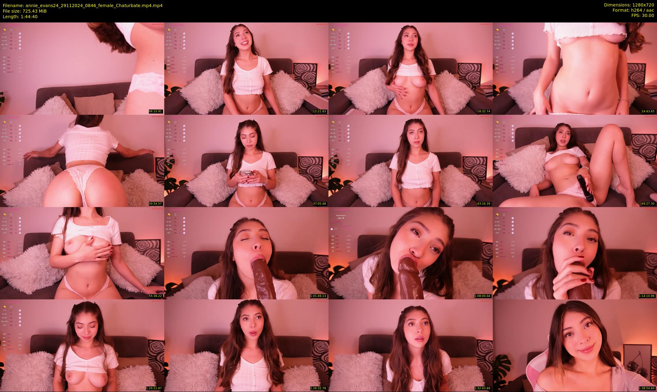 annie_evans24 — 105 minute Chaturbate female cam show recording, 720p, Nov 29, 2024
