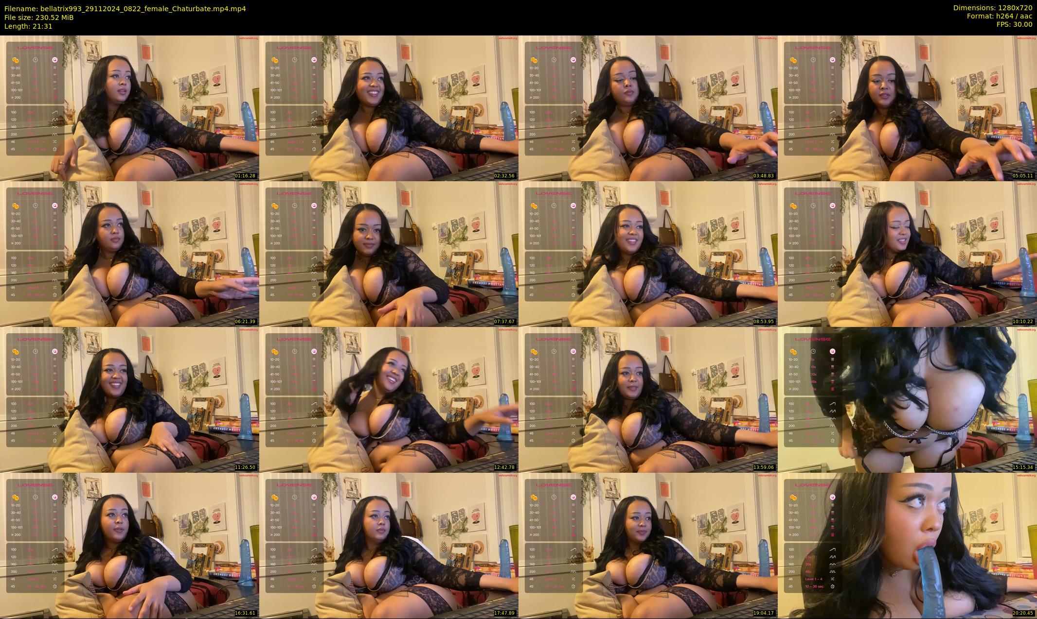 bellatrix993 — 22 minute Chaturbate female cam show recording, 720p, Nov 29, 2024