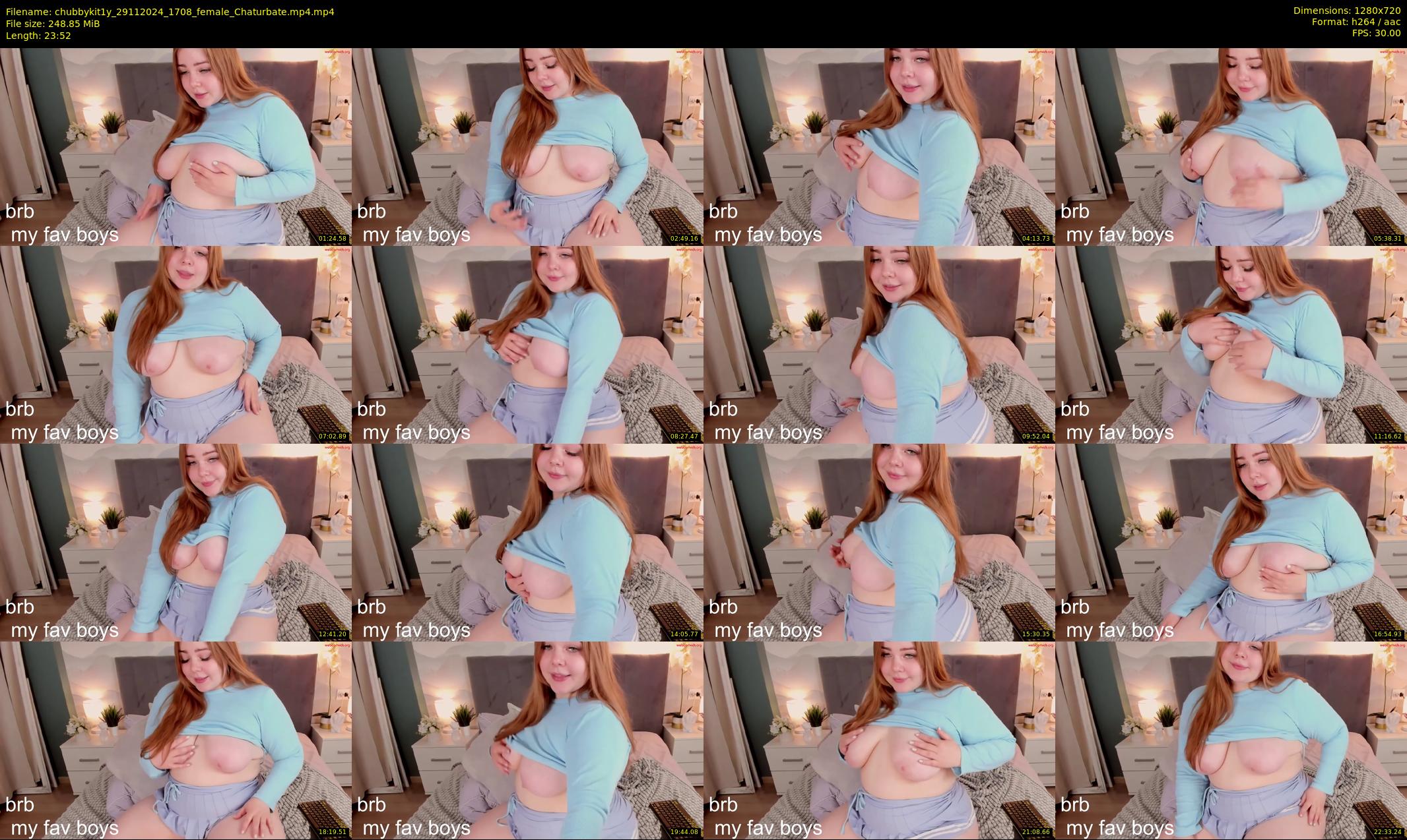 chubbykit1y — 24 minute Chaturbate female cam show recording, 720p, Nov 29, 2024