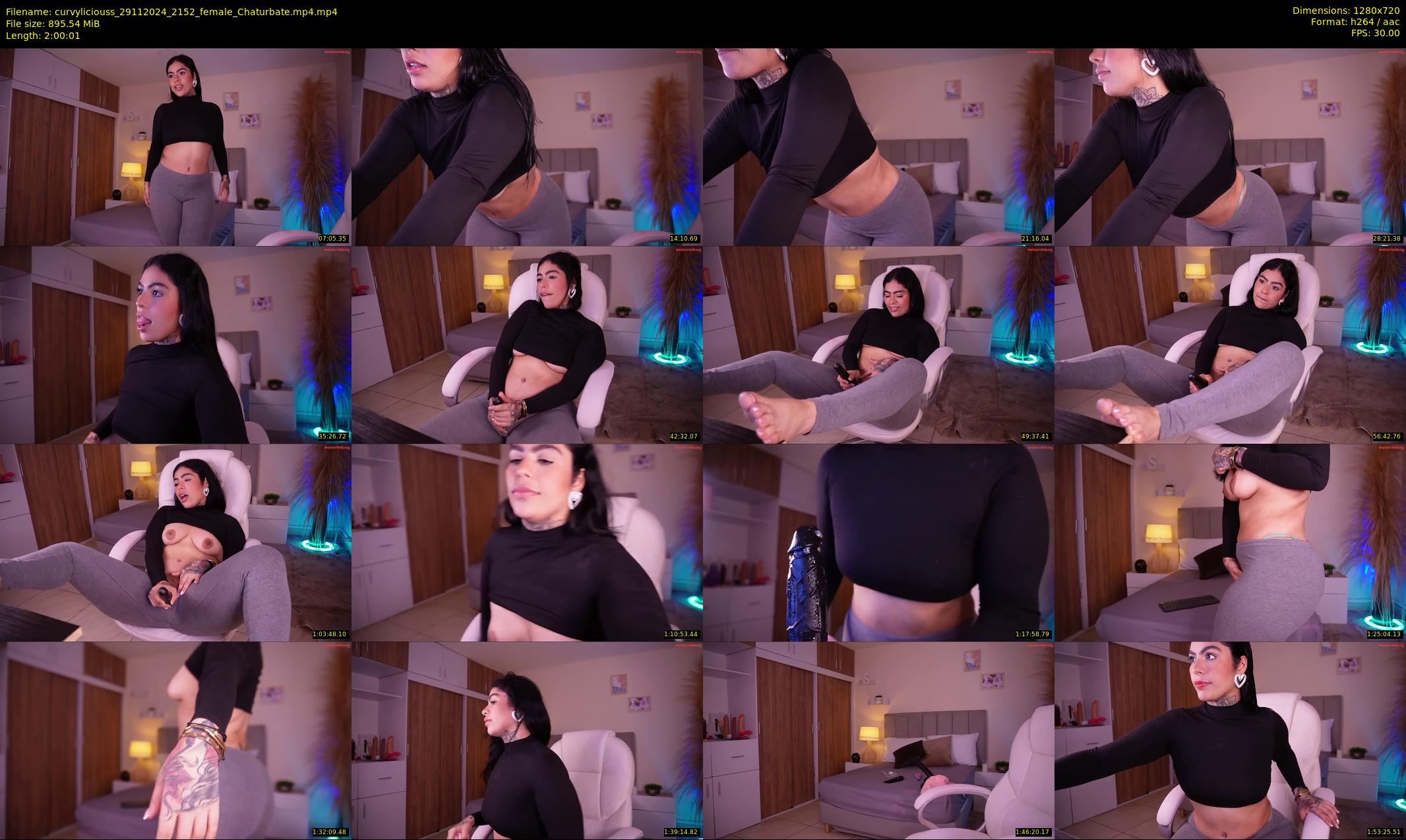 curvyliciouss — 121 minute Chaturbate female cam show recording, 720p, Nov 29, 2024