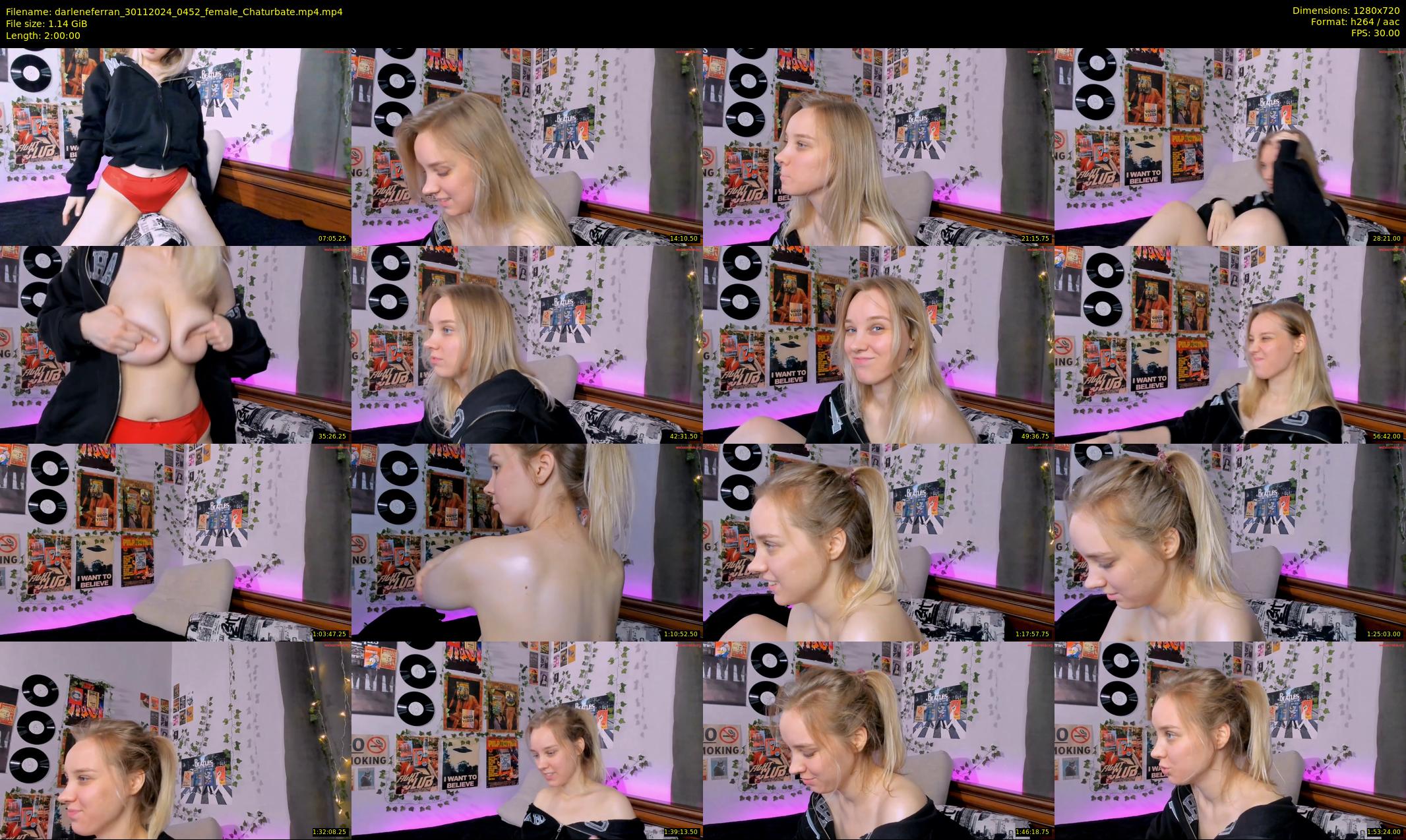 darleneferran — 120 minute Chaturbate female cam show recording, 720p, Nov 30, 2024