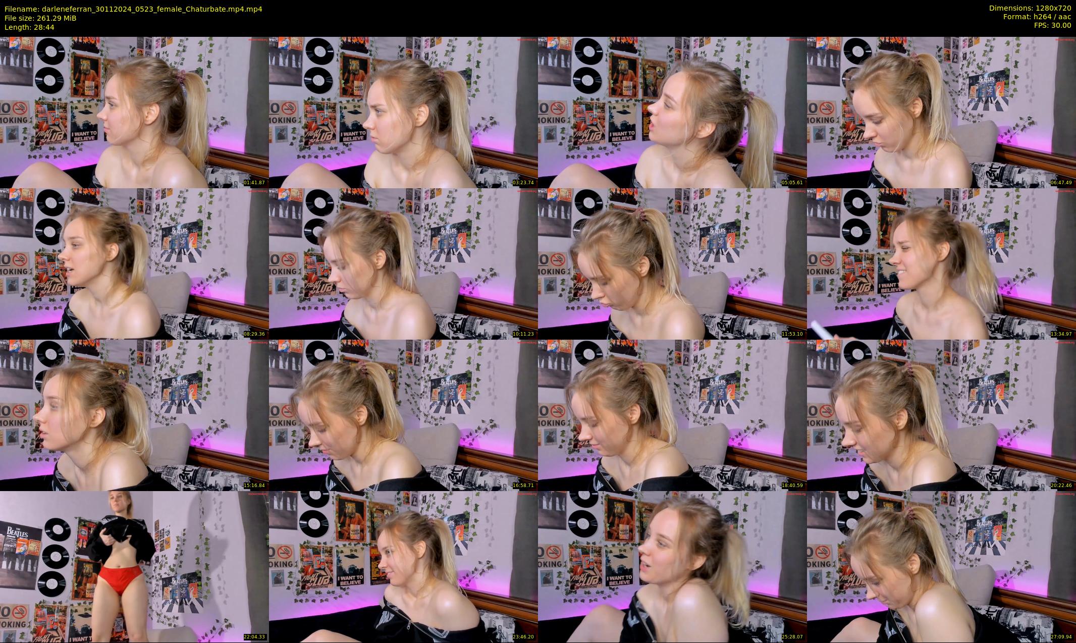 darleneferran — 29 minute Chaturbate female cam show recording, 720p, Nov 30, 2024