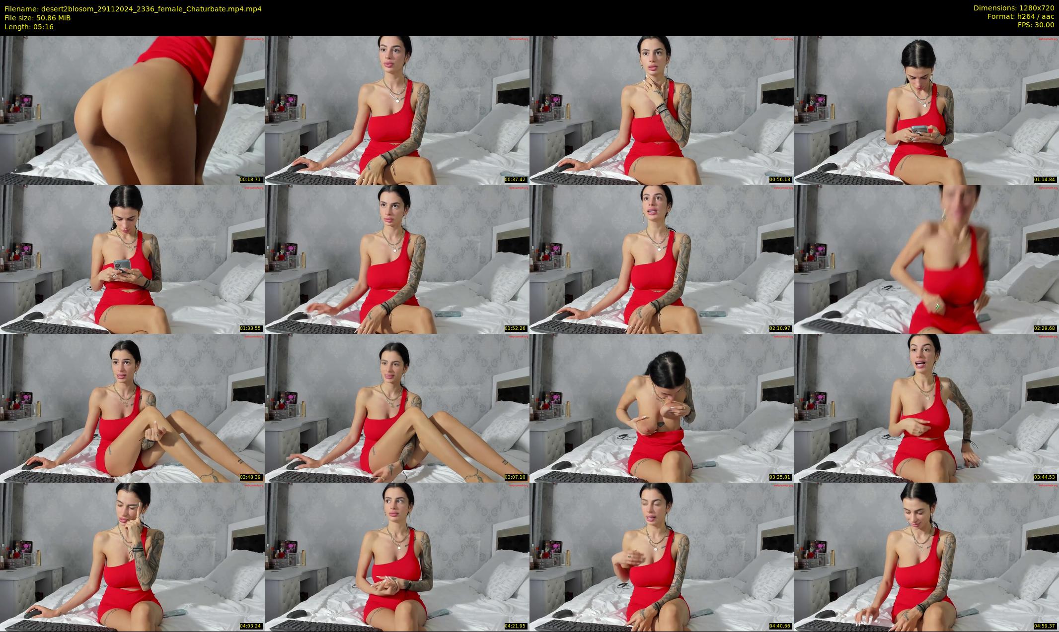 desert2blosom — 6 minute Chaturbate female cam show recording, 720p, Nov 29, 2024