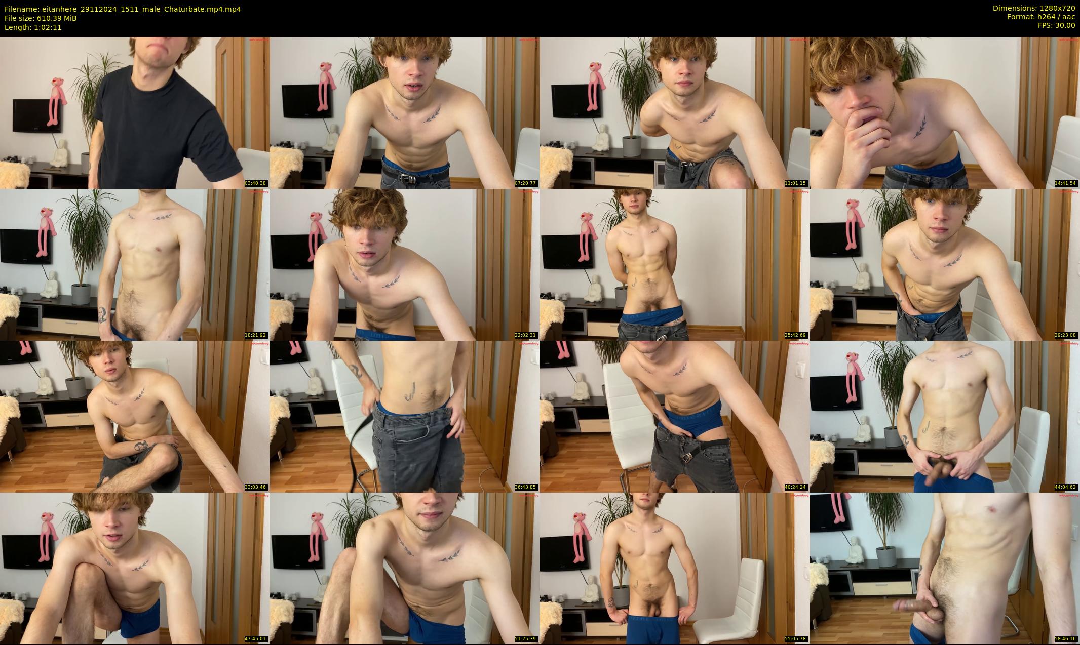eitanhere — 63 minute Chaturbate male cam show recording, 720p, Nov 29, 2024