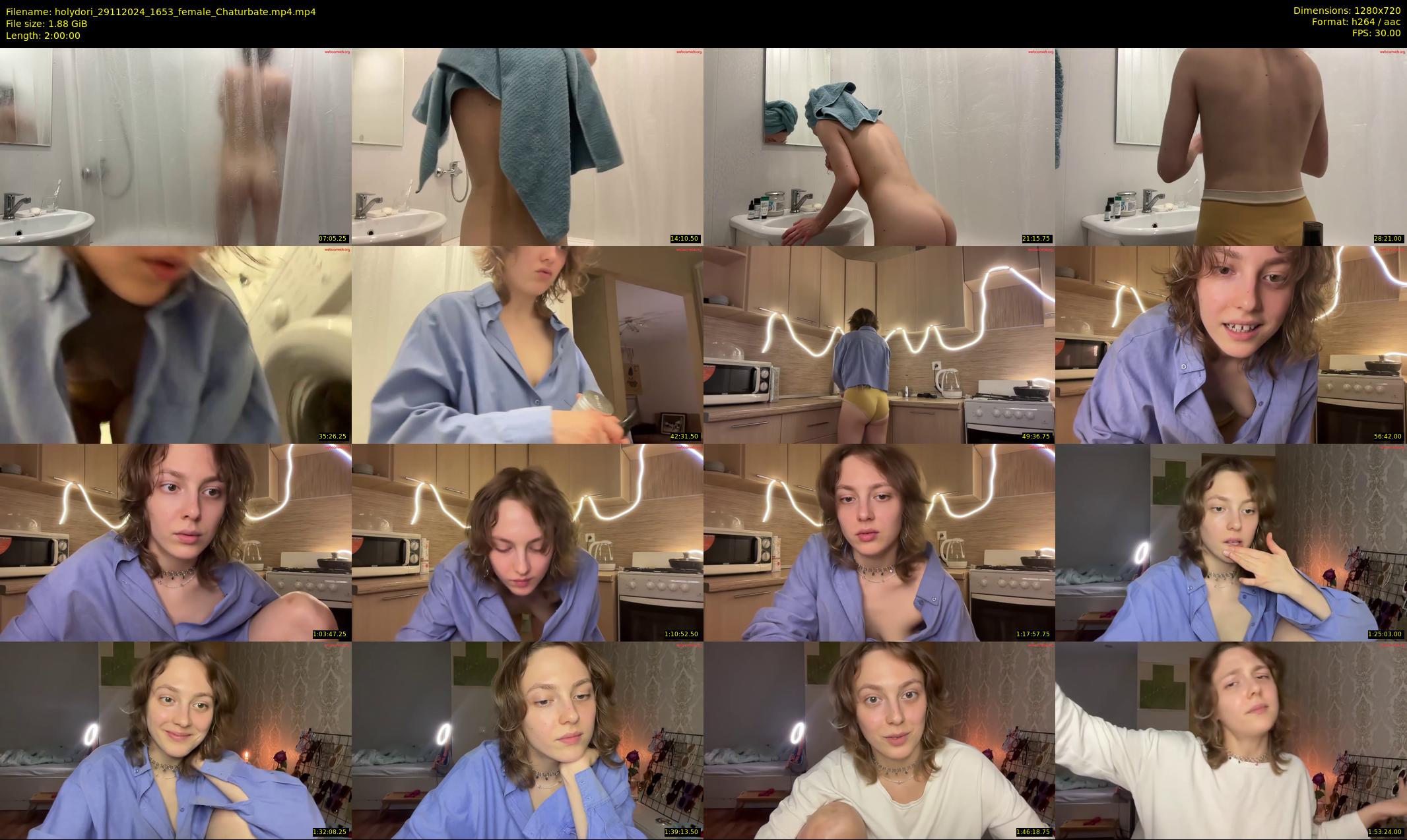 holydori — 120 minute Chaturbate female cam show recording, 720p, Nov 29, 2024