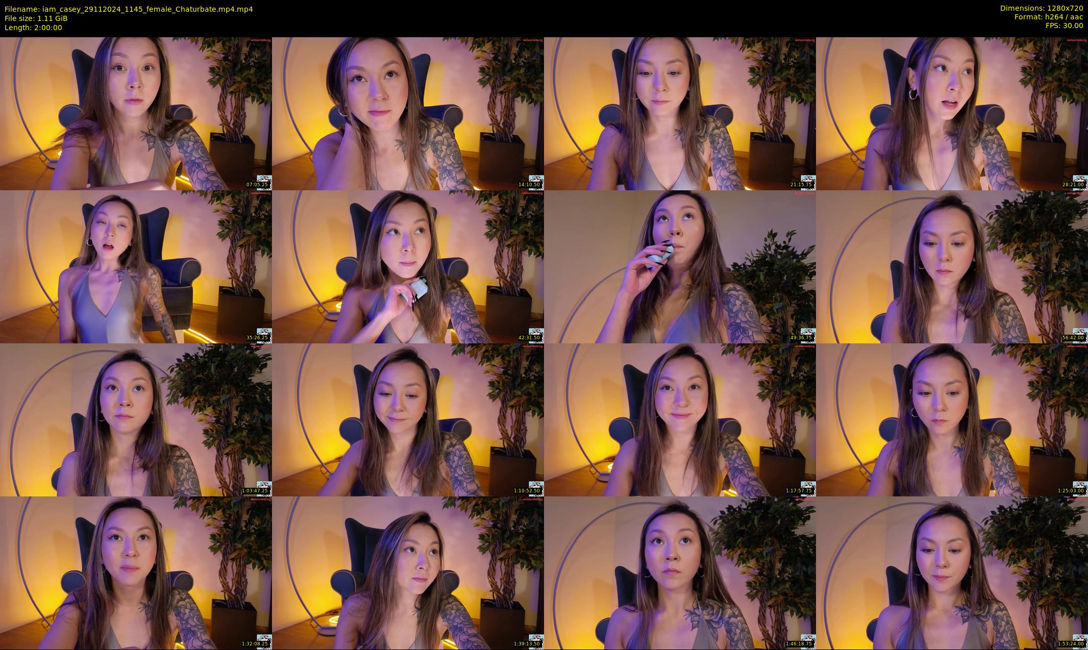 iam_casey — 120 minute Chaturbate female cam show recording, 720p, Nov 29, 2024
