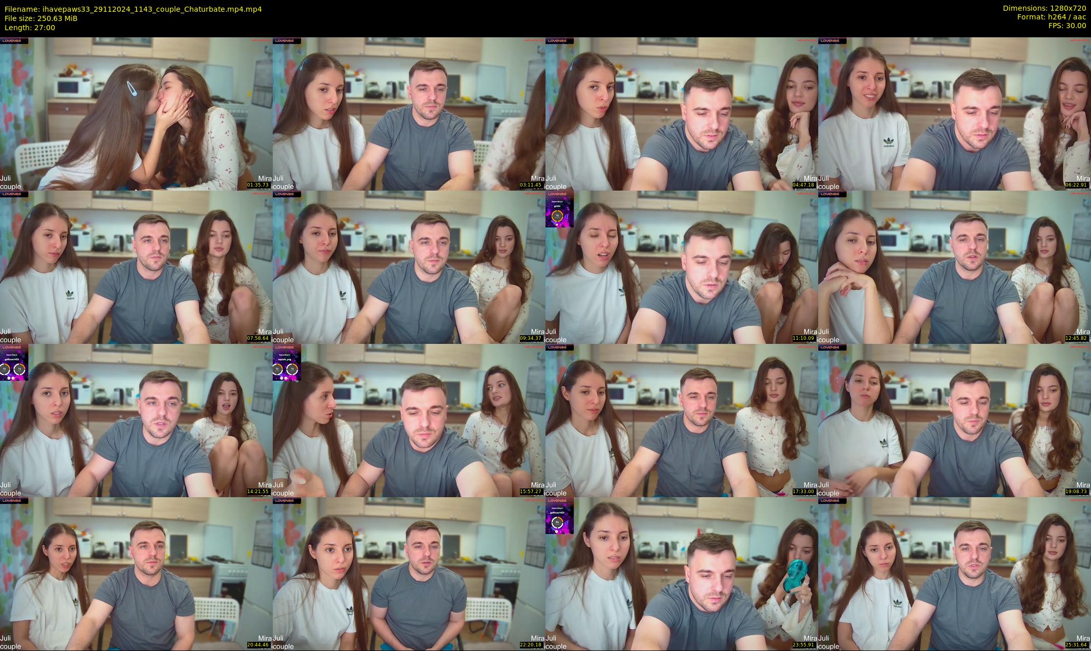 ihavepaws33 — 27 minute Chaturbate couple cam show recording, 720p, Nov 29, 2024