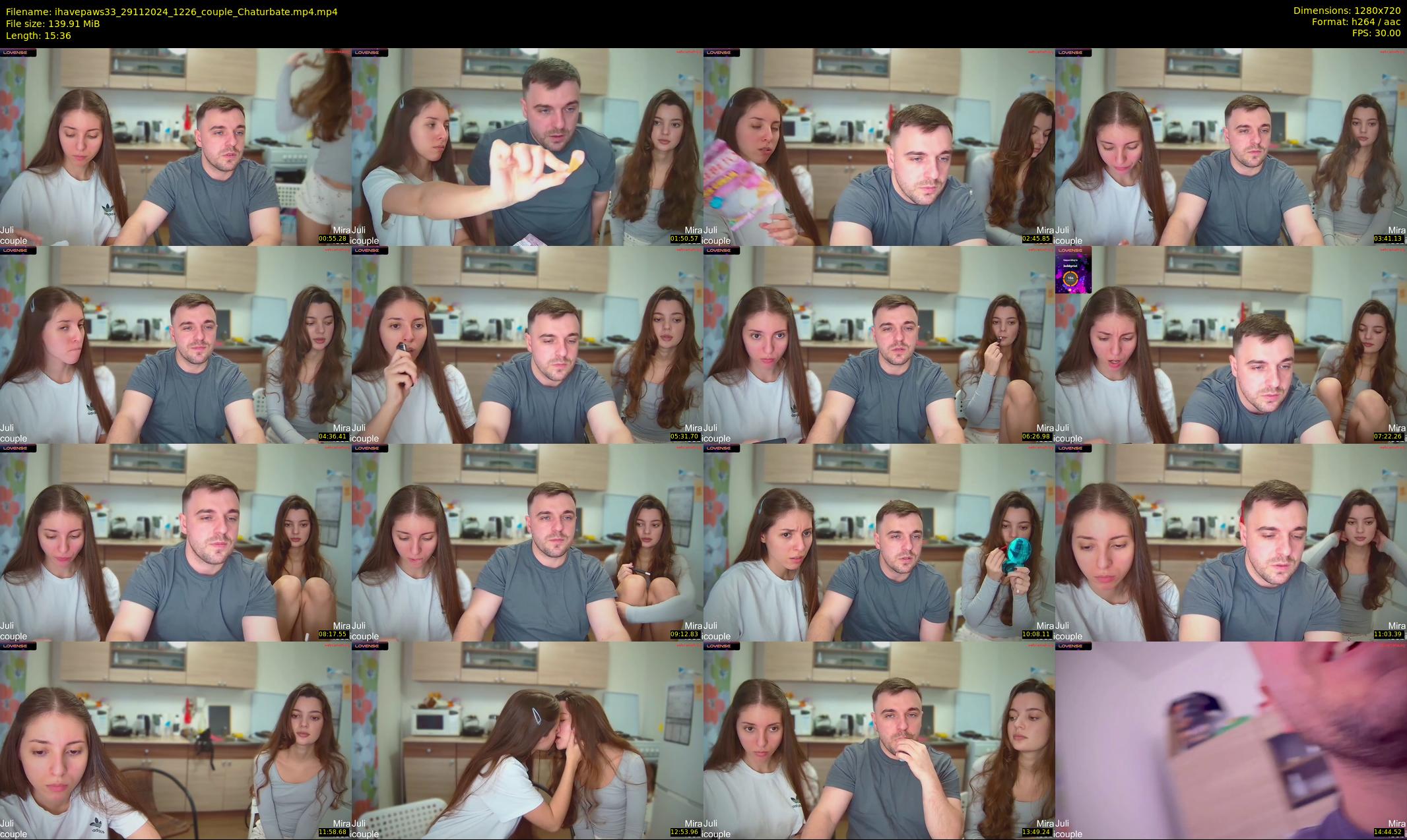 ihavepaws33 — 16 minute Chaturbate couple cam show recording, 720p, Nov 29, 2024