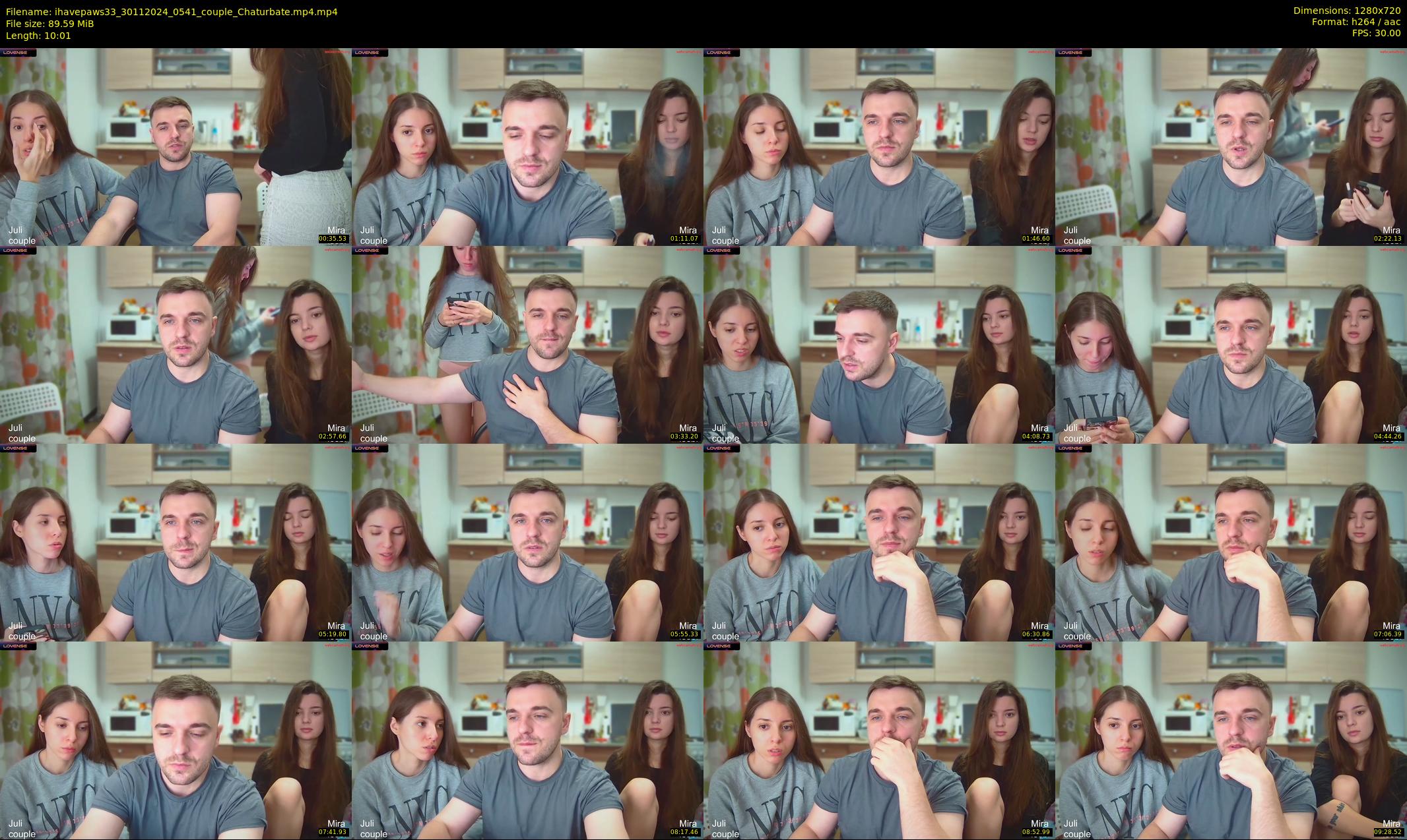ihavepaws33 — 11 minute Chaturbate couple cam show recording, 720p, Nov 30, 2024
