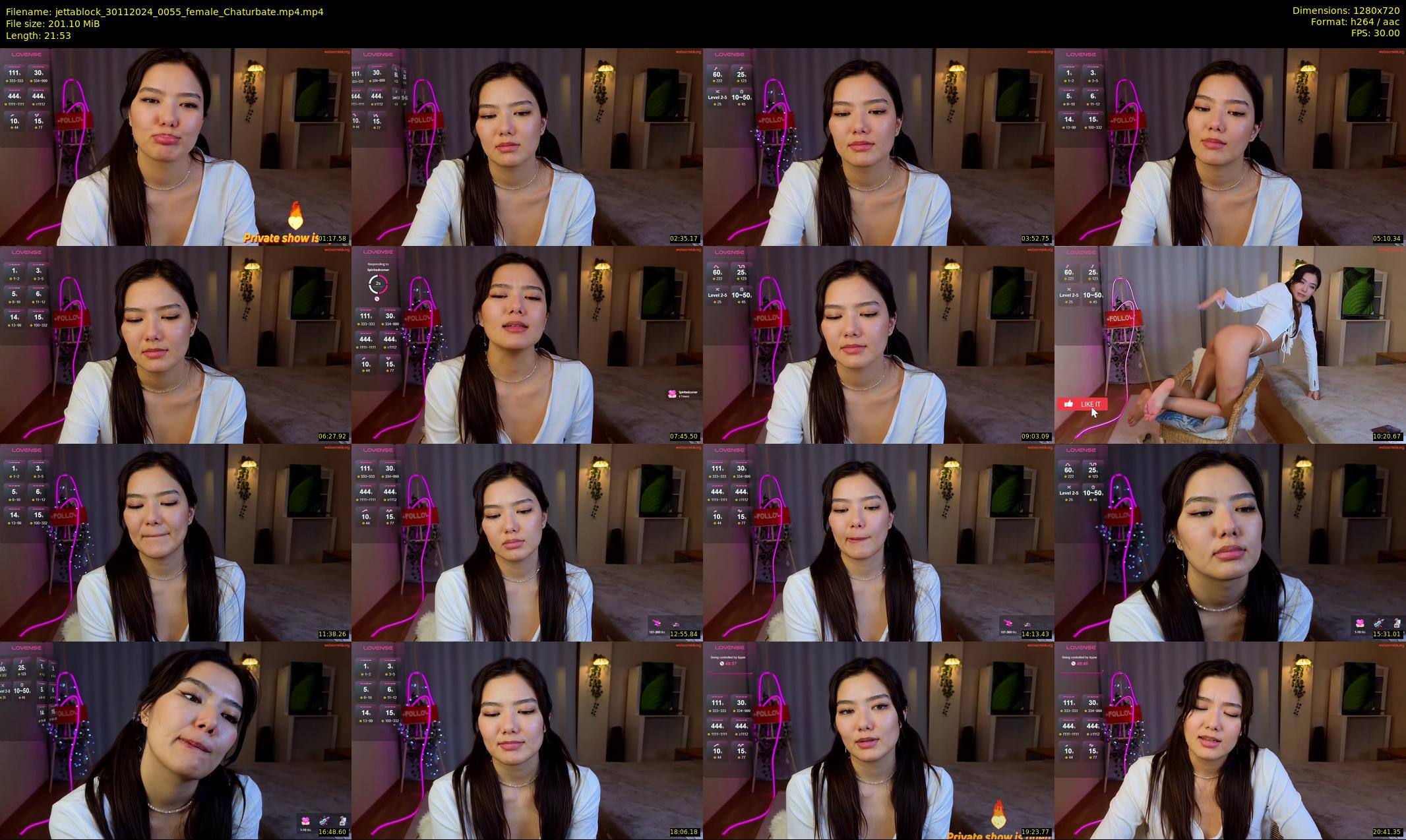 jettablock — 22 minute Chaturbate female cam show recording, 720p, Nov 30, 2024