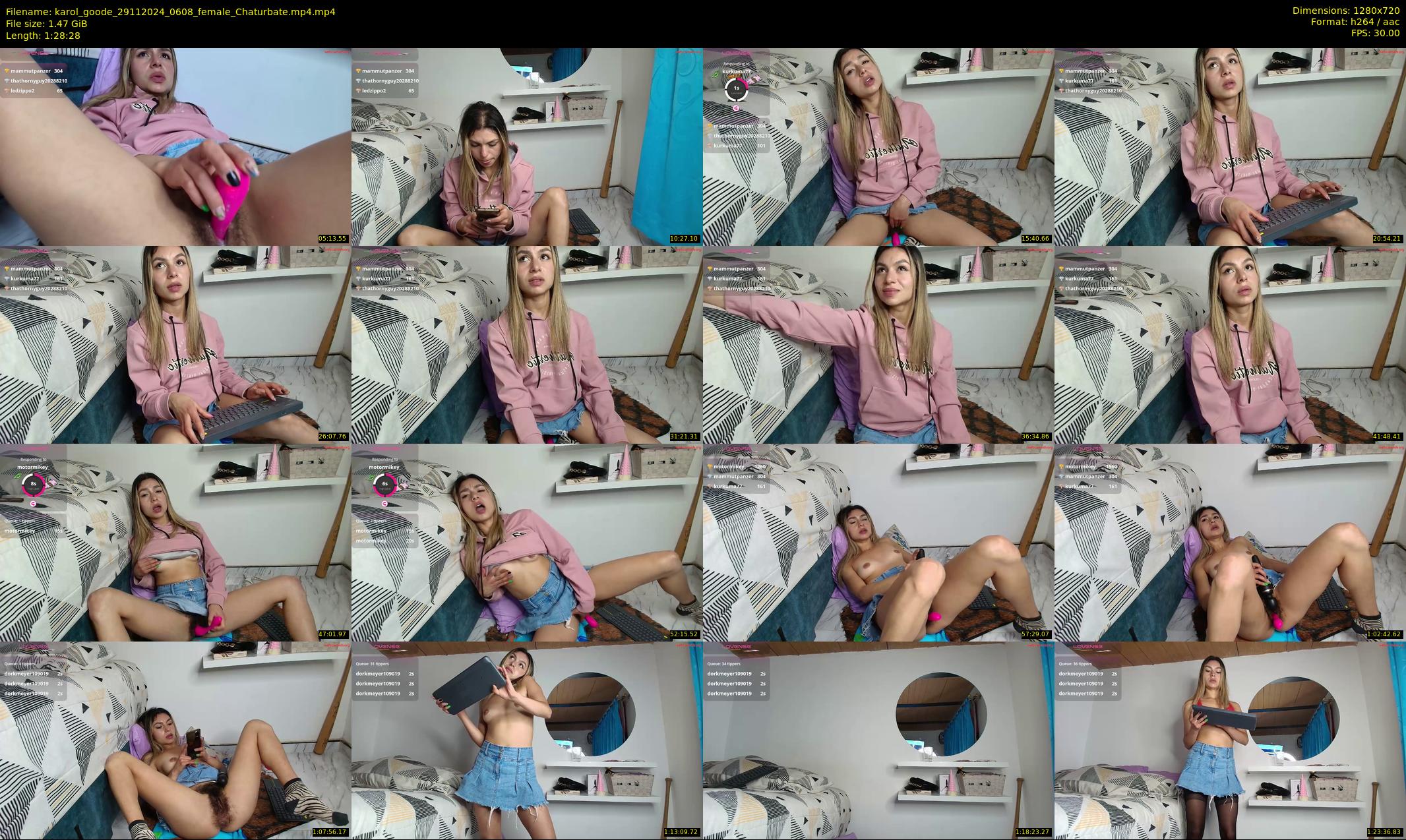 karol_goode — 89 minute Chaturbate female cam show recording, 720p, Nov 29, 2024