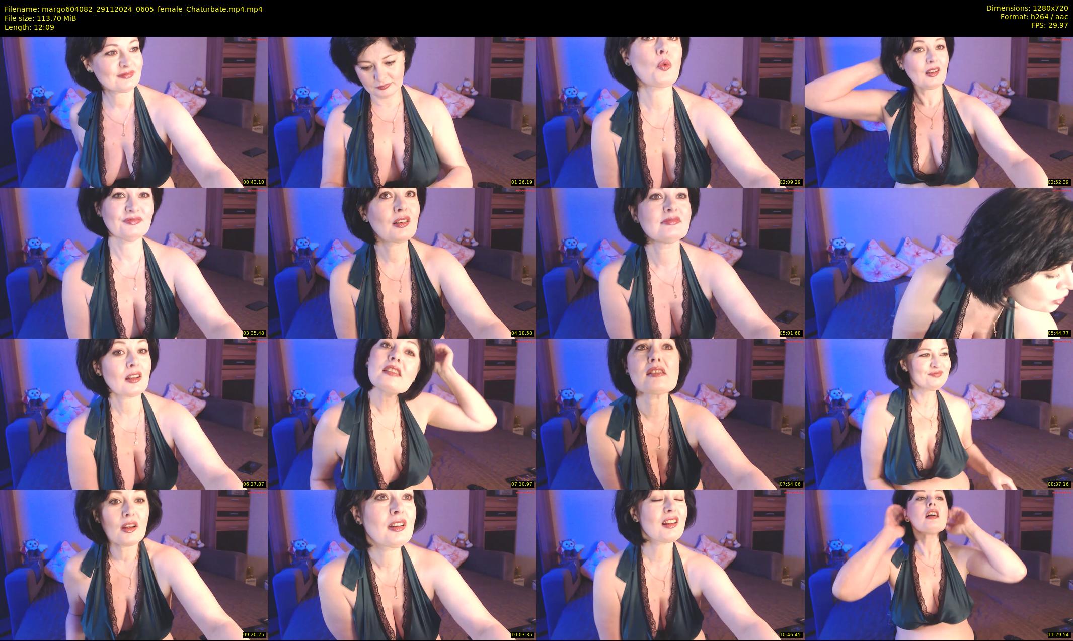 margo604082 — 13 minute Chaturbate female cam show recording, 720p, Nov 29, 2024