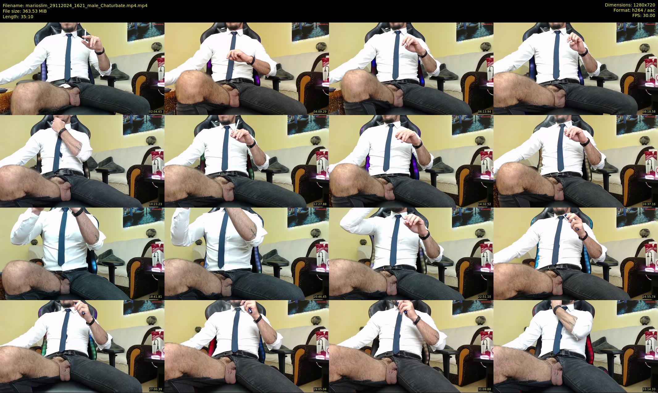 marioslim — 36 minute Chaturbate male cam show recording, 720p, Nov 29, 2024