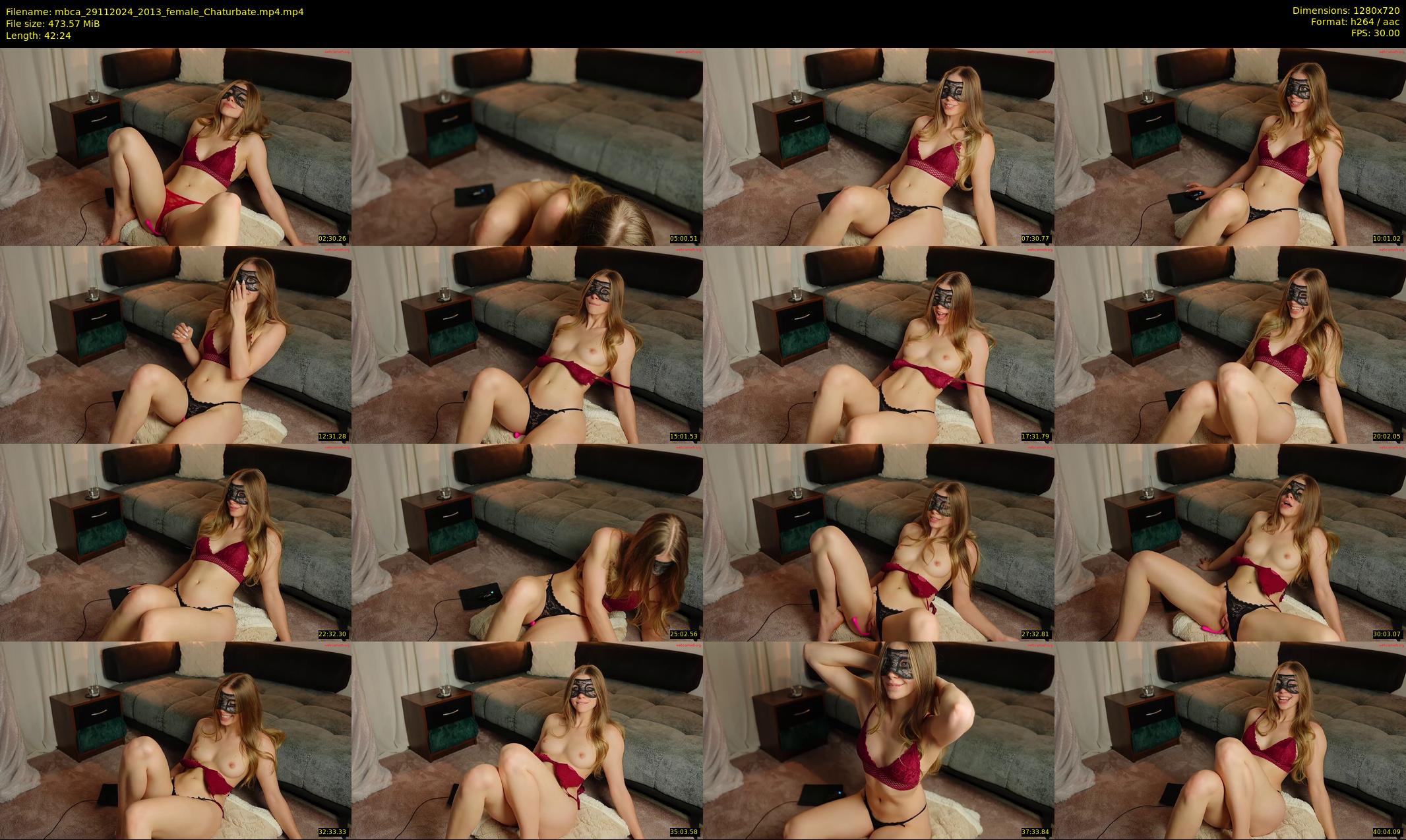 mbca — 43 minute Chaturbate couple cam show recording, 720p, Nov 29, 2024