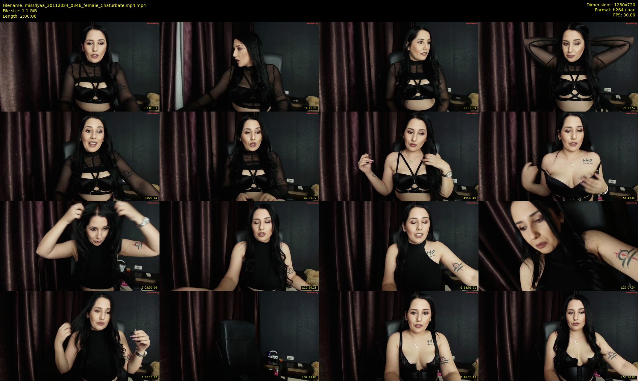missdyaa — 121 minute Chaturbate female cam show recording, 720p, Nov 30, 2024