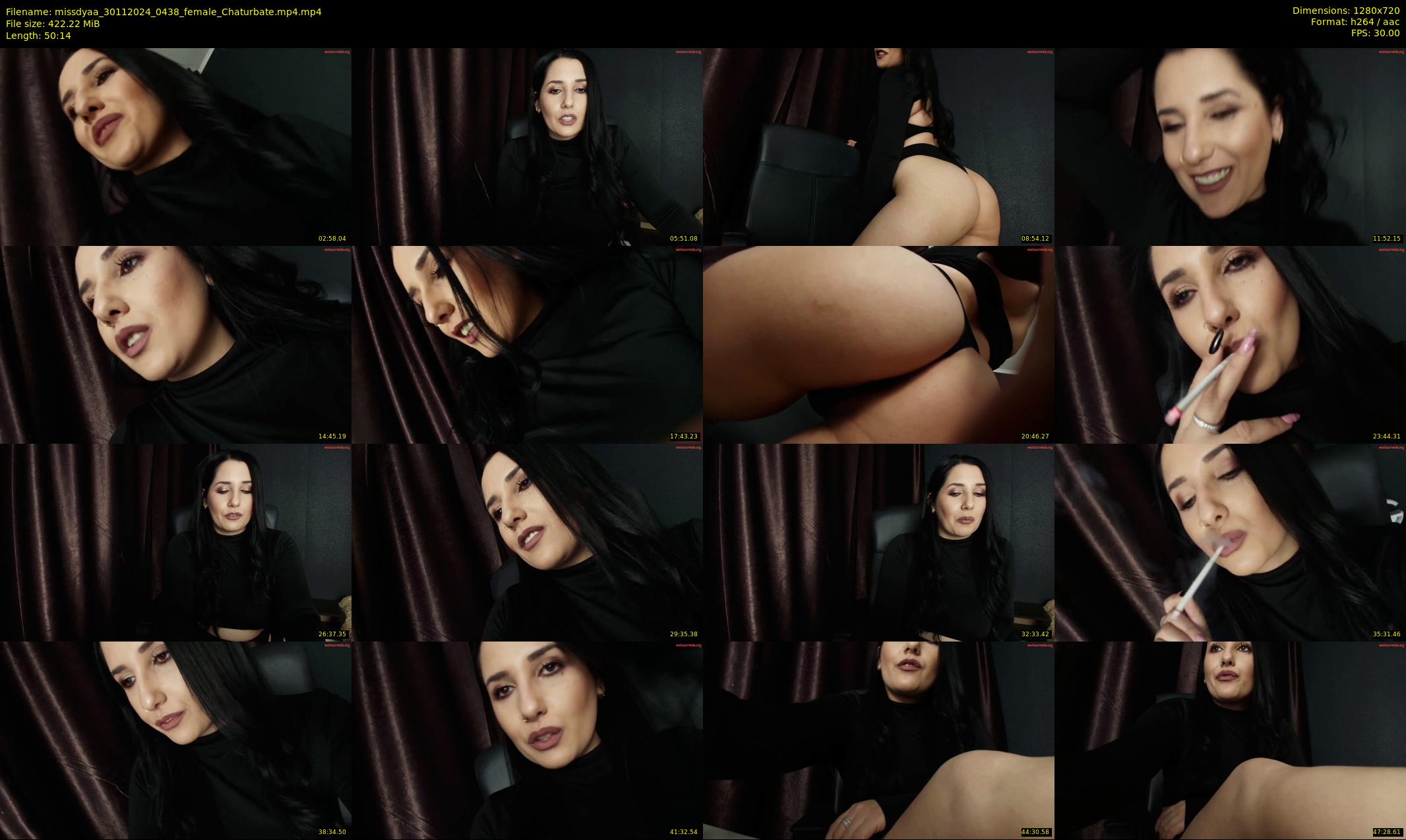 missdyaa — 51 minute Chaturbate female cam show recording, 720p, Nov 30, 2024