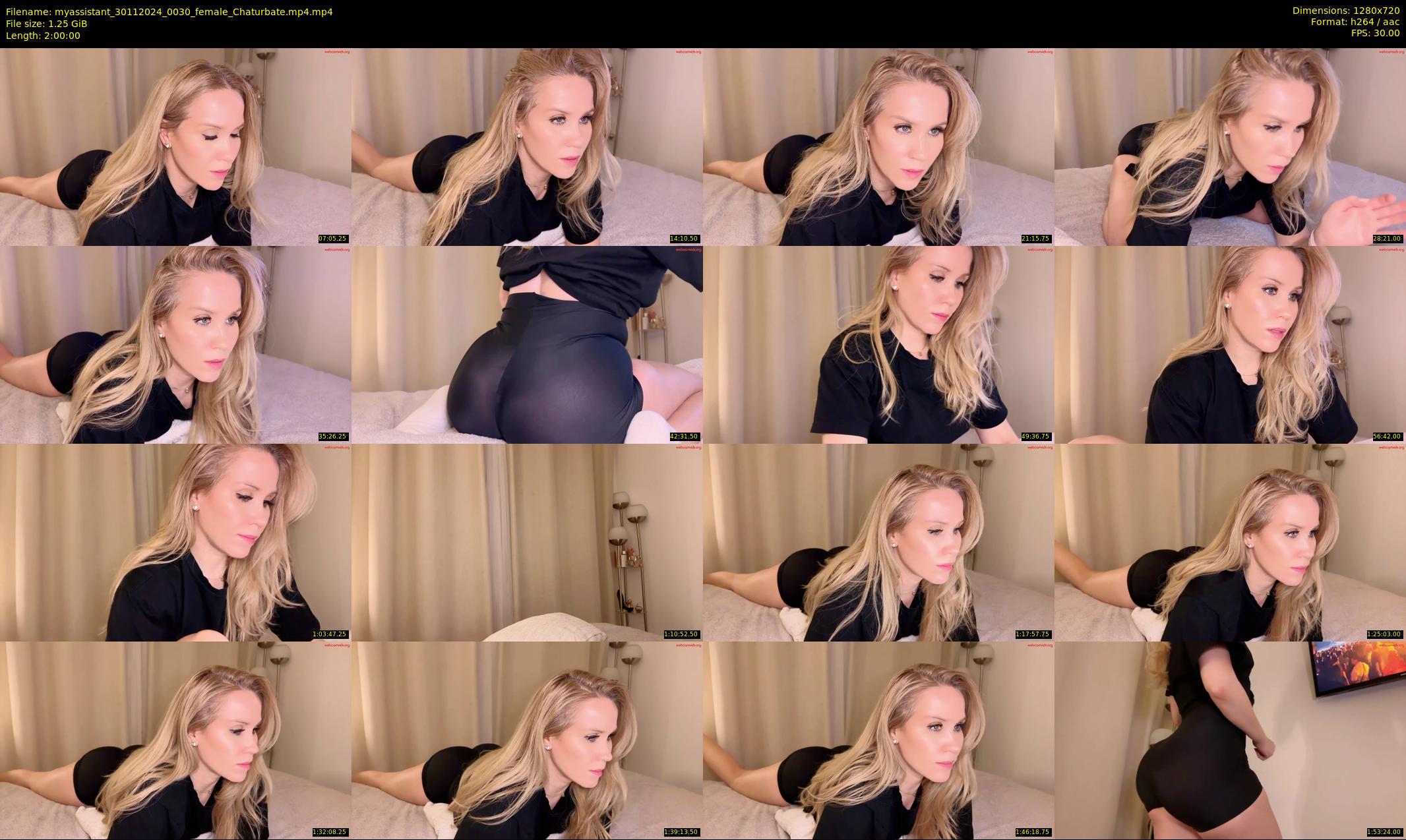 myassistant — 120 minute Chaturbate female cam show recording, 720p, Nov 30, 2024