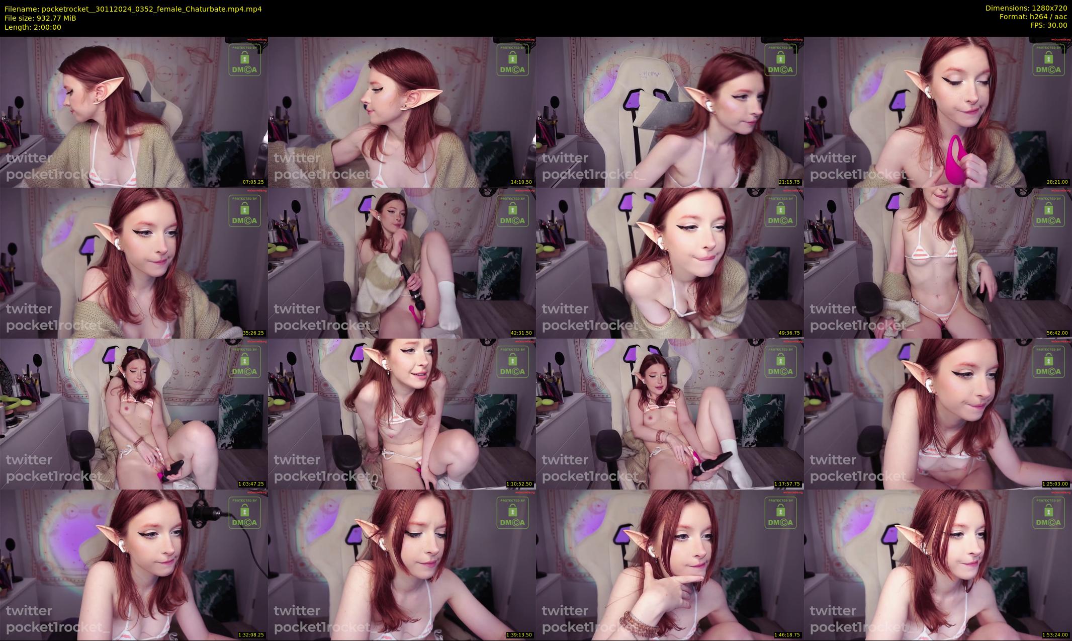 pocketrocket_ — 120 minute Chaturbate female cam show recording, 720p, Nov 30, 2024