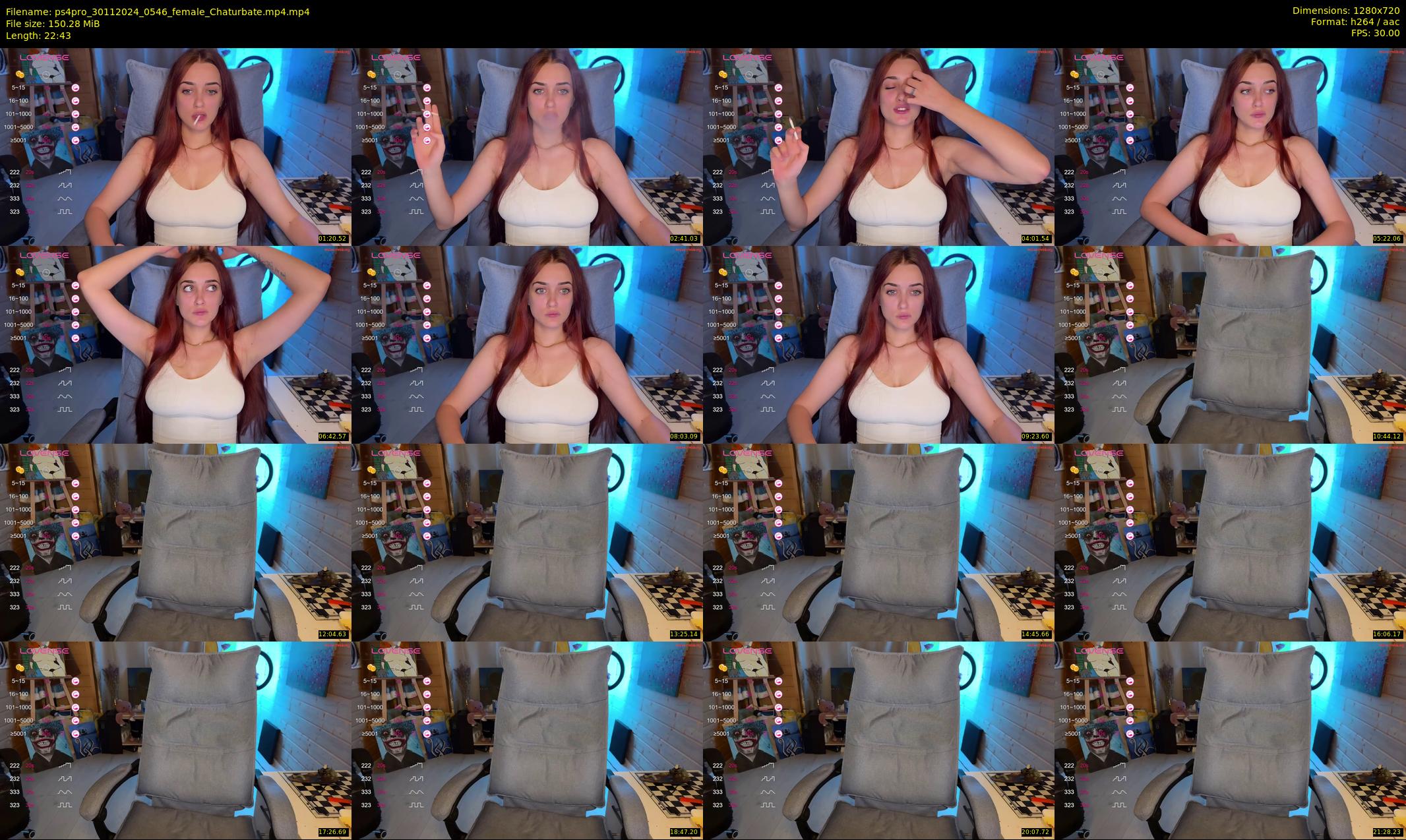 ps4pro — 23 minute Chaturbate female cam show recording, 720p, Nov 30, 2024