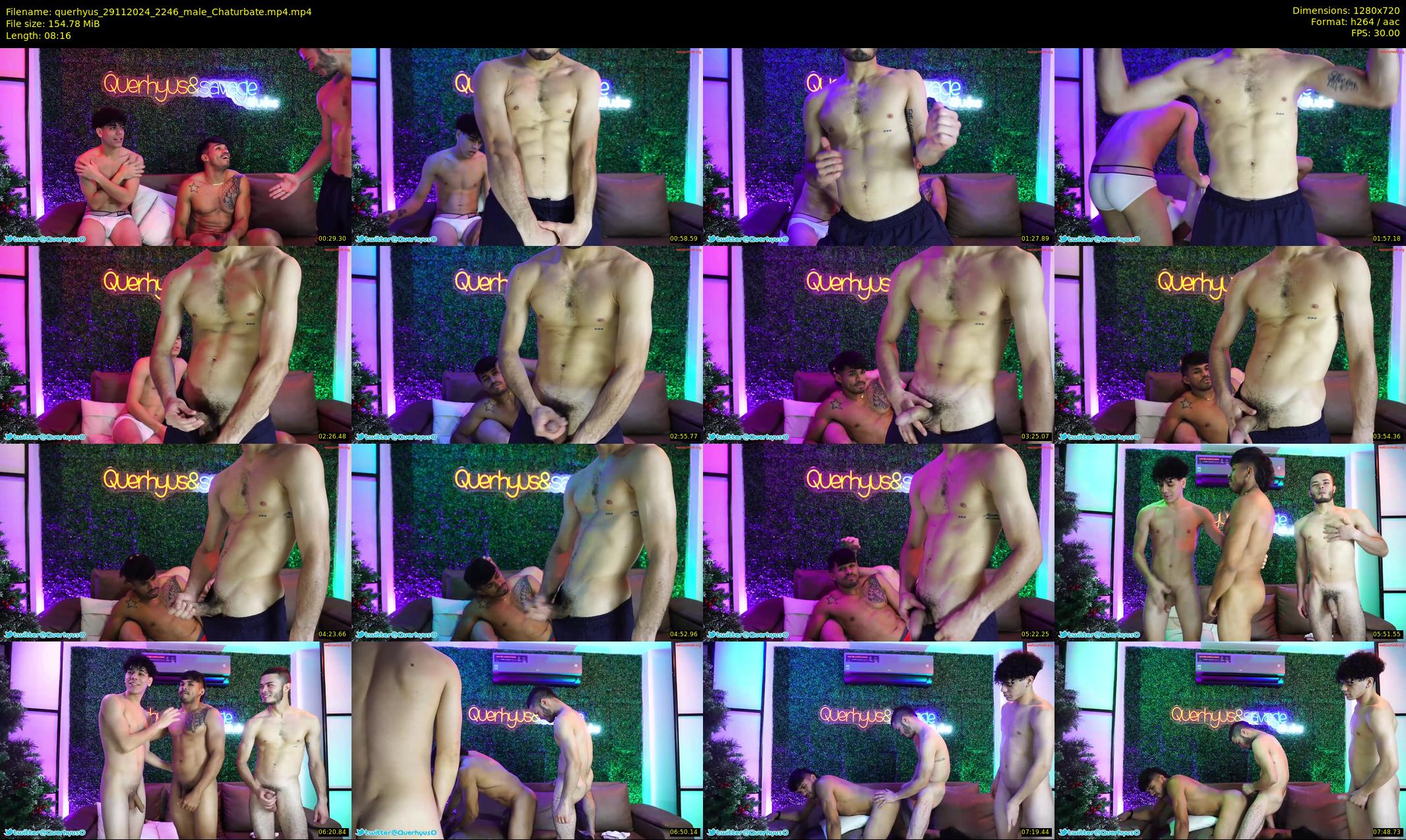 querhyus — 9 minute Chaturbate male cam show recording, 720p, Nov 29, 2024