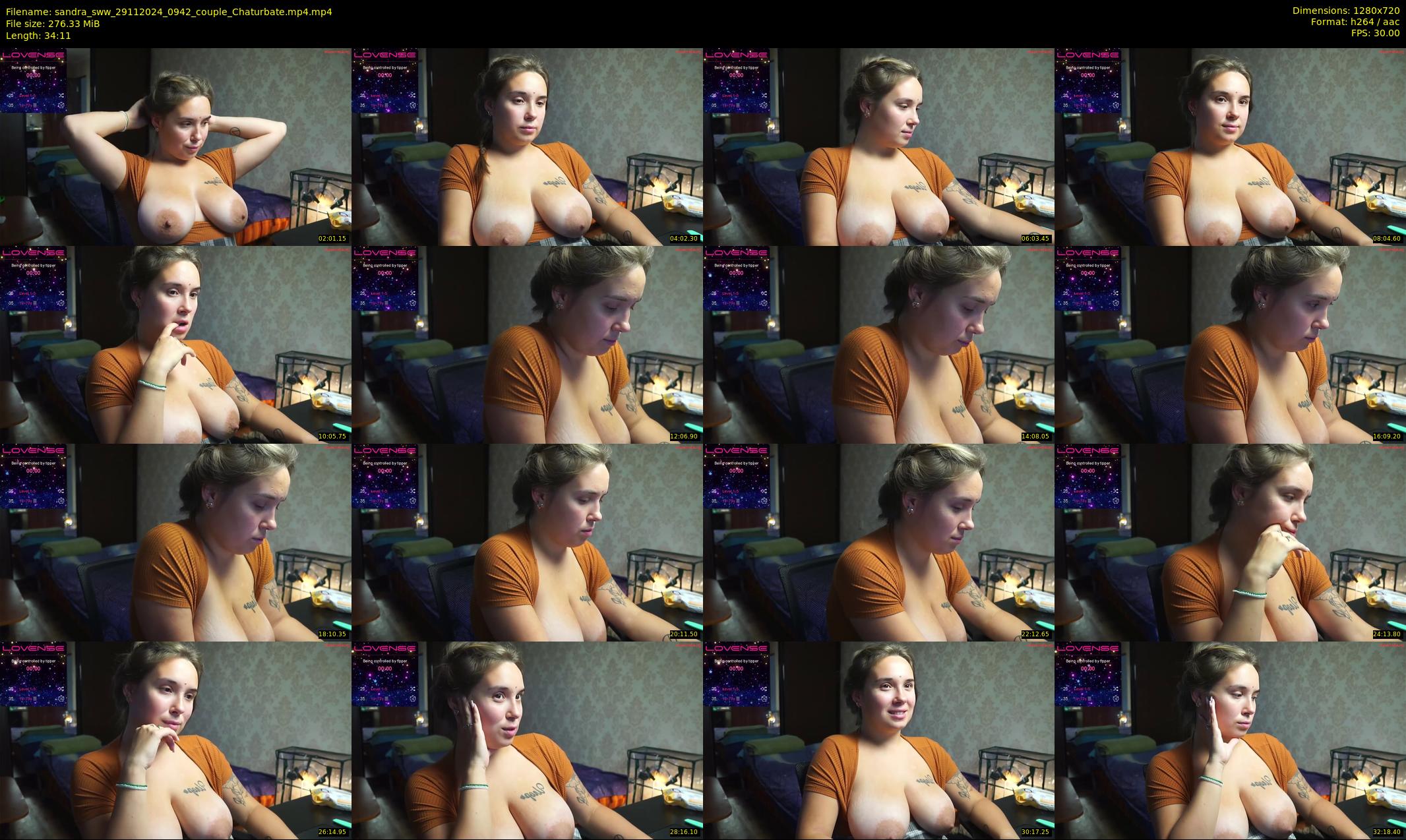 sandra_sww — 35 minute Chaturbate couple cam show recording, 720p, Nov 29, 2024