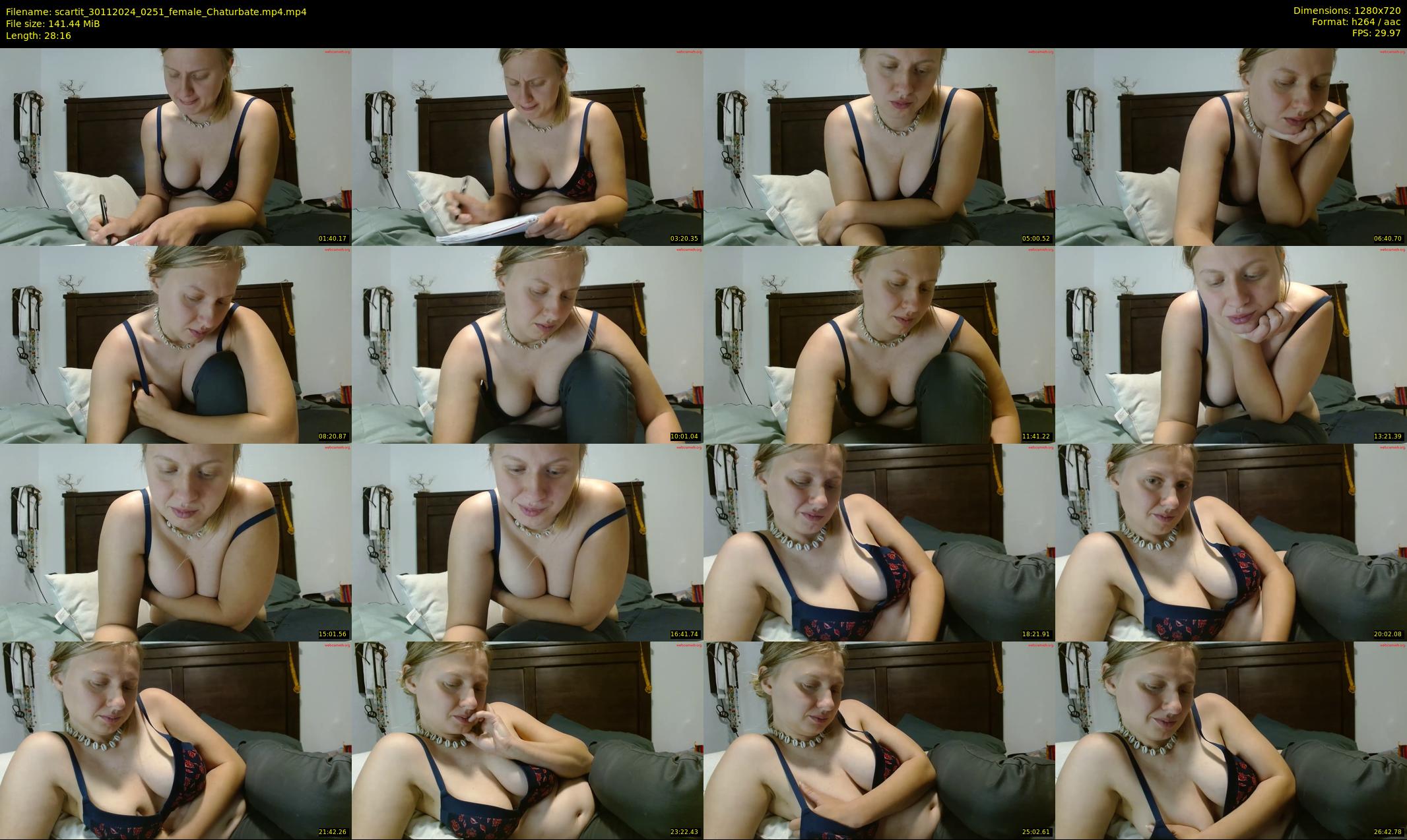 scartit — 29 minute Chaturbate female cam show recording, 720p, Nov 30, 2024