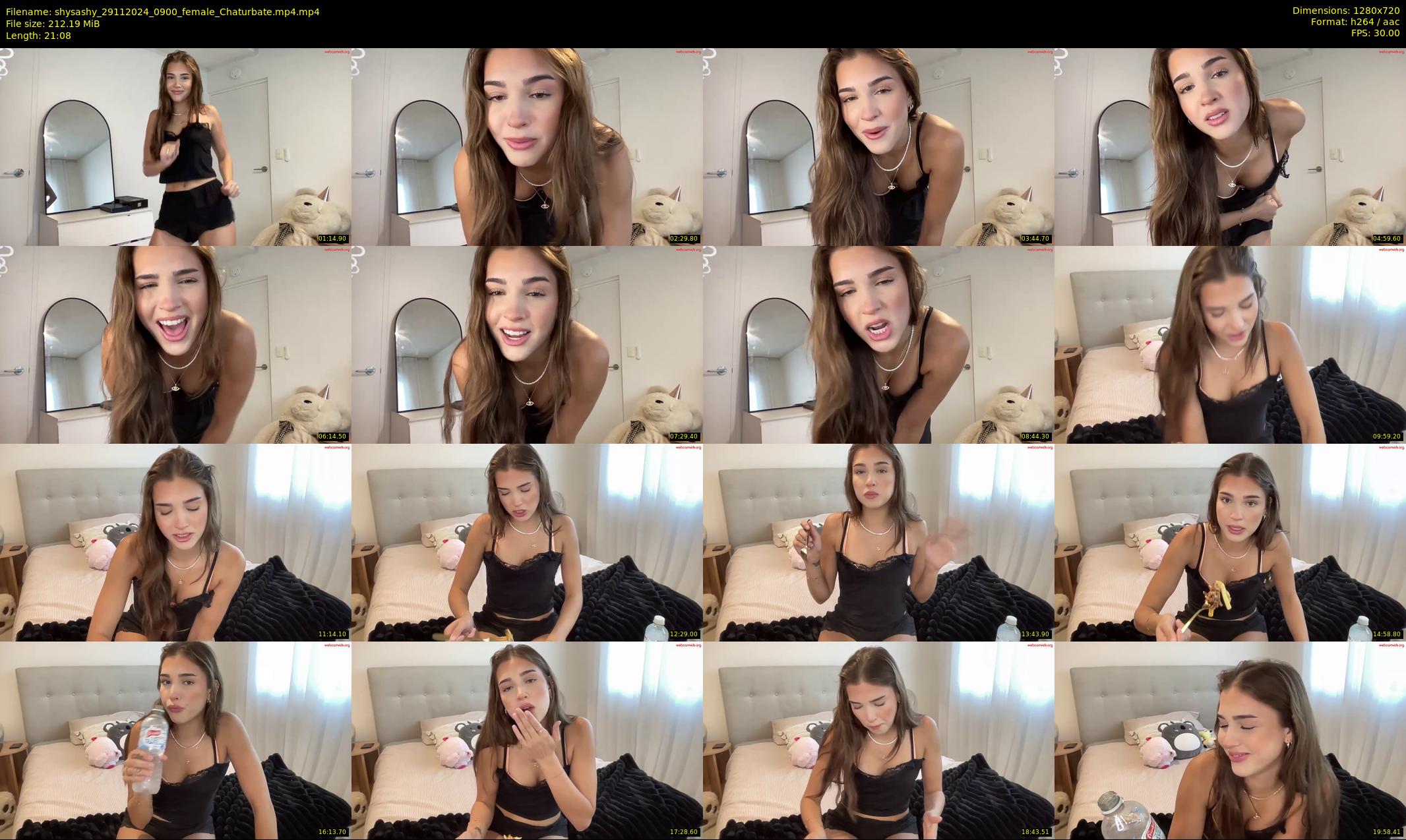 shysashy — 22 minute Chaturbate female cam show recording, 720p, Nov 29, 2024