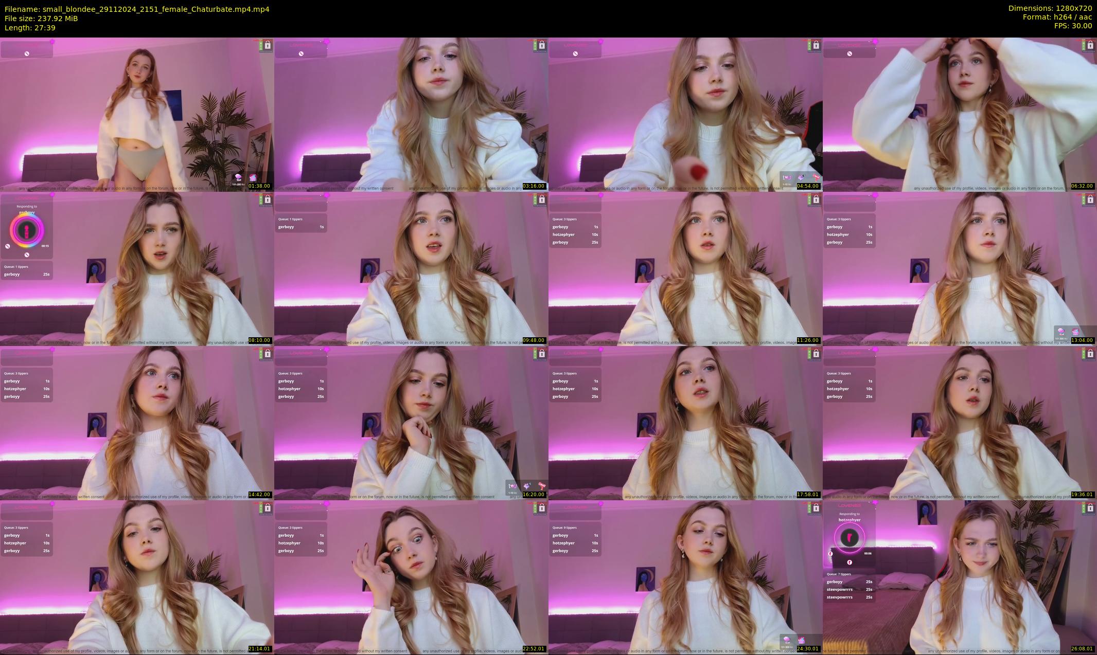 small_blondee — 28 minute Chaturbate female cam show recording, 720p, Nov 29, 2024